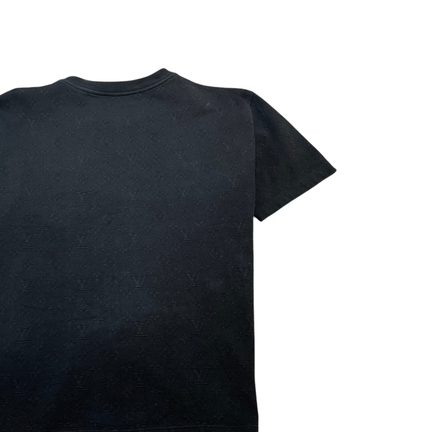 Men's Monogram Signature 3D Pocket T-Shirt Black Size L
