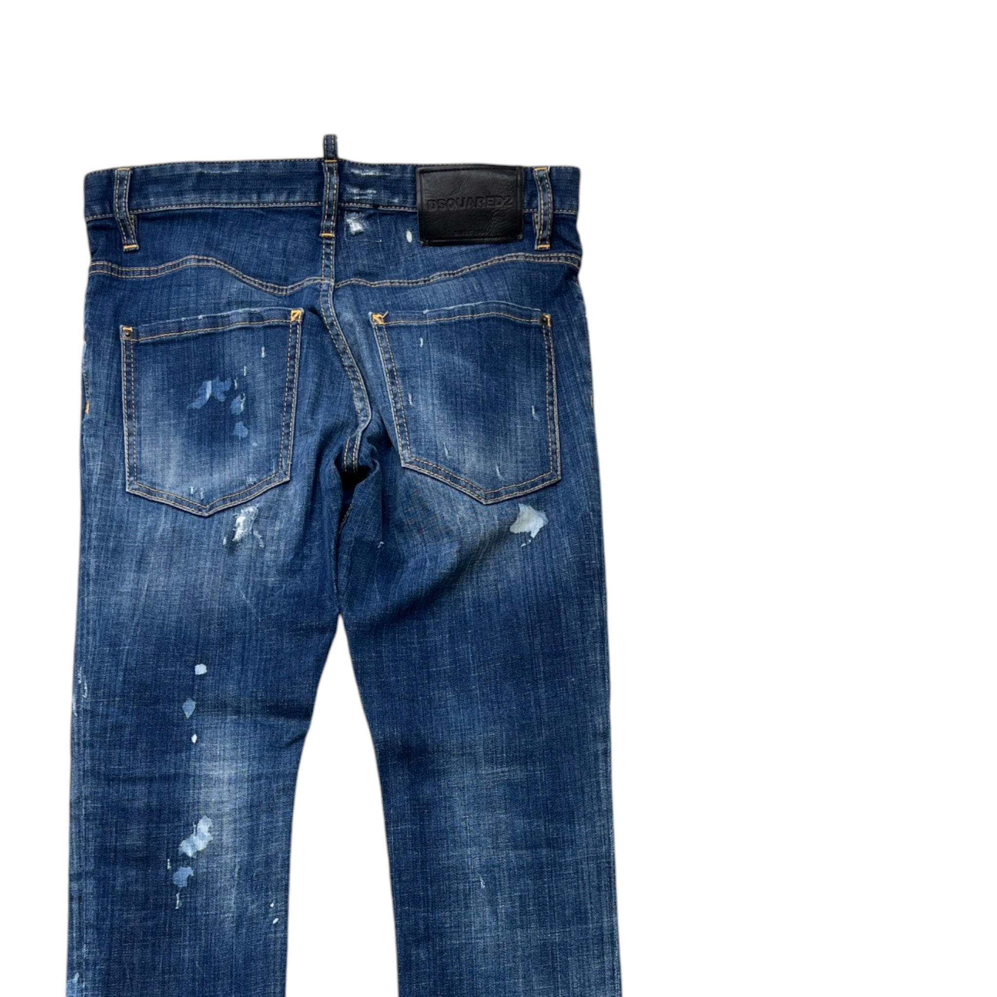 Men's Distressed Jeans Blue Size IT 46 / UK 30