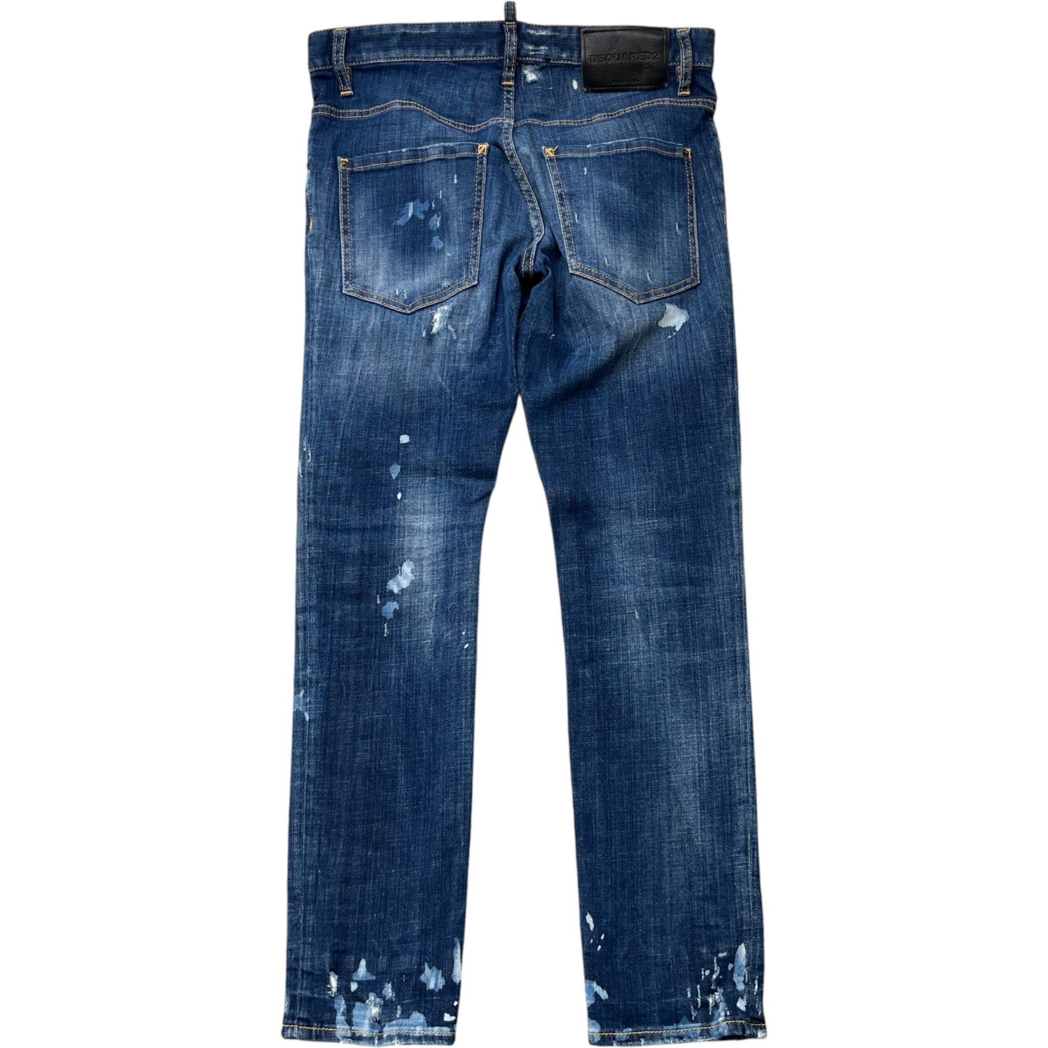 Men's Distressed Jeans Blue Size IT 46 / UK 30