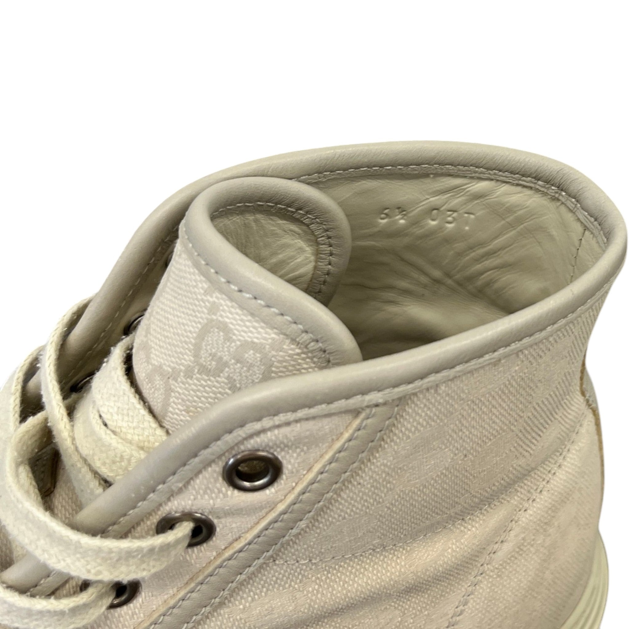 Women's Gg Supreme High Trainers Beige Size EU 39.5 / UK 6.5