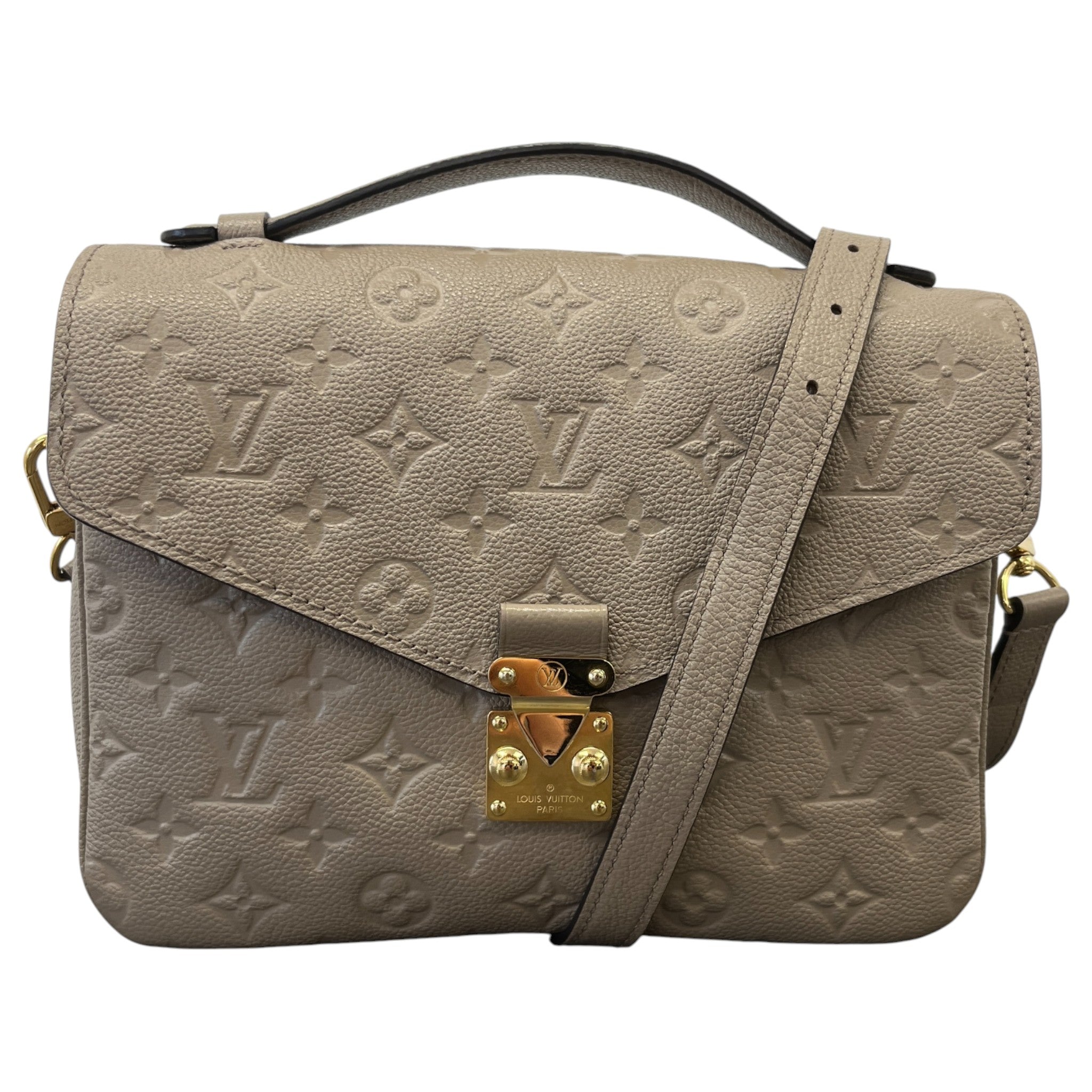 Women's Empreinte Leather Pochette Métis Bag Beige