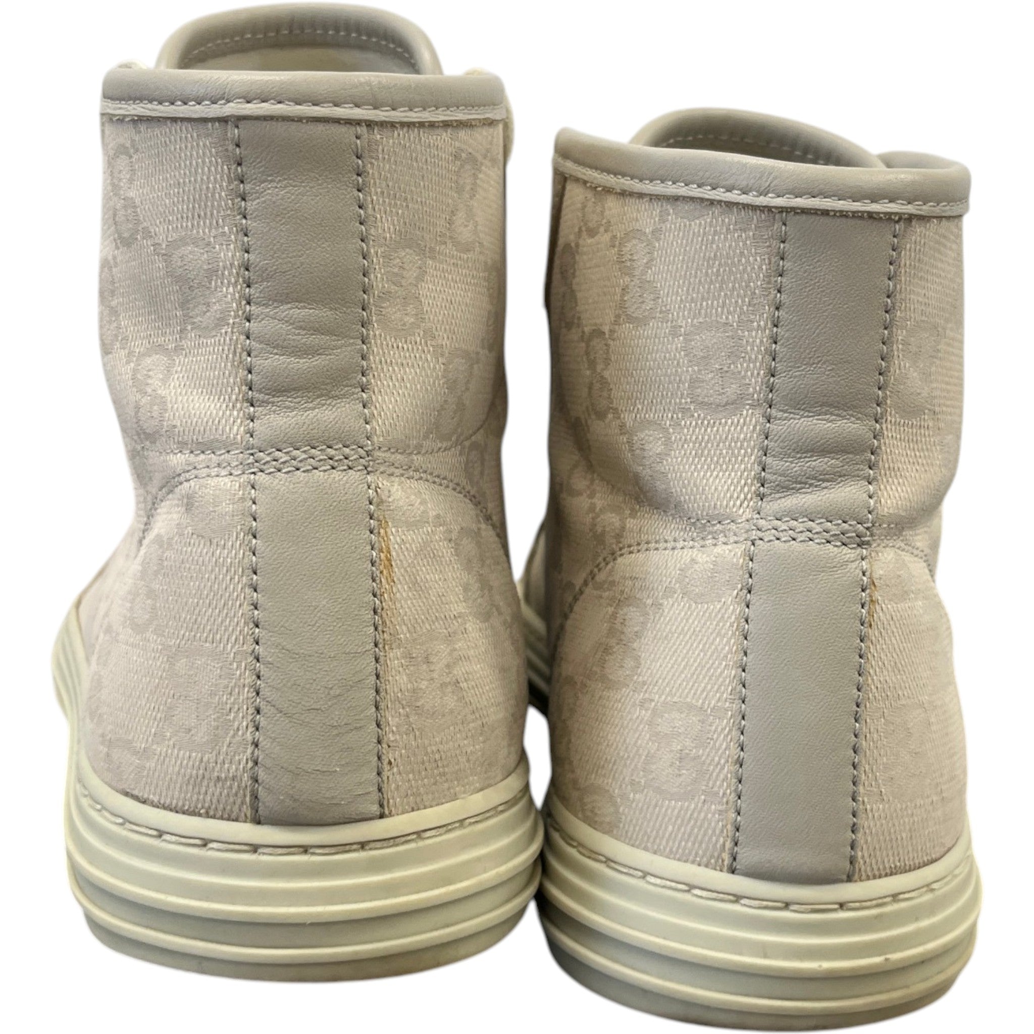 Women's Gg Supreme High Trainers Beige Size EU 39.5 / UK 6.5