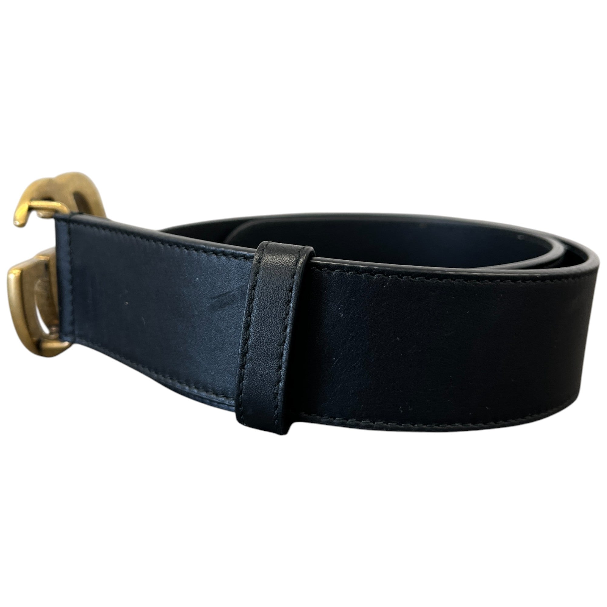 Women's Gg Marmont Belt Black Size Waist 26"