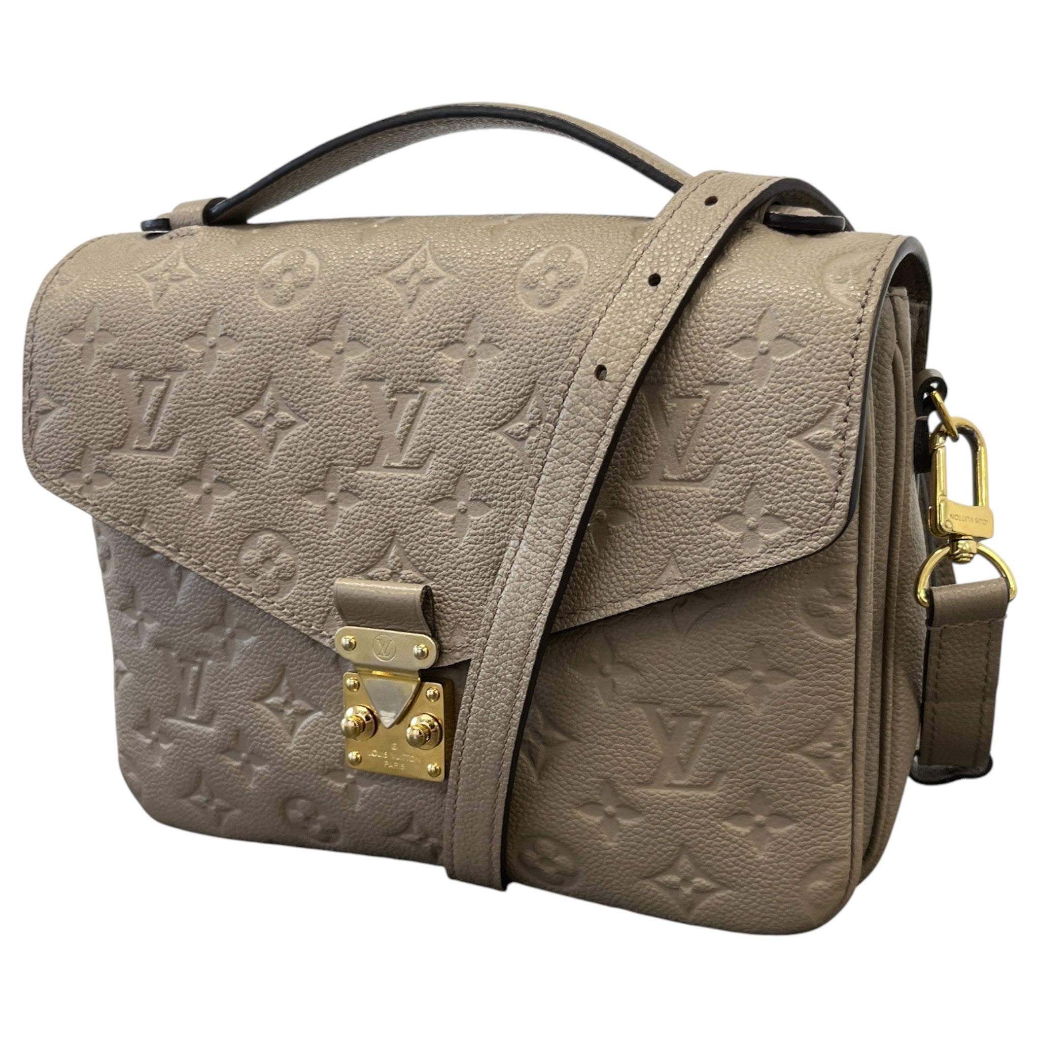 Women's Empreinte Leather Pochette Métis Bag Beige