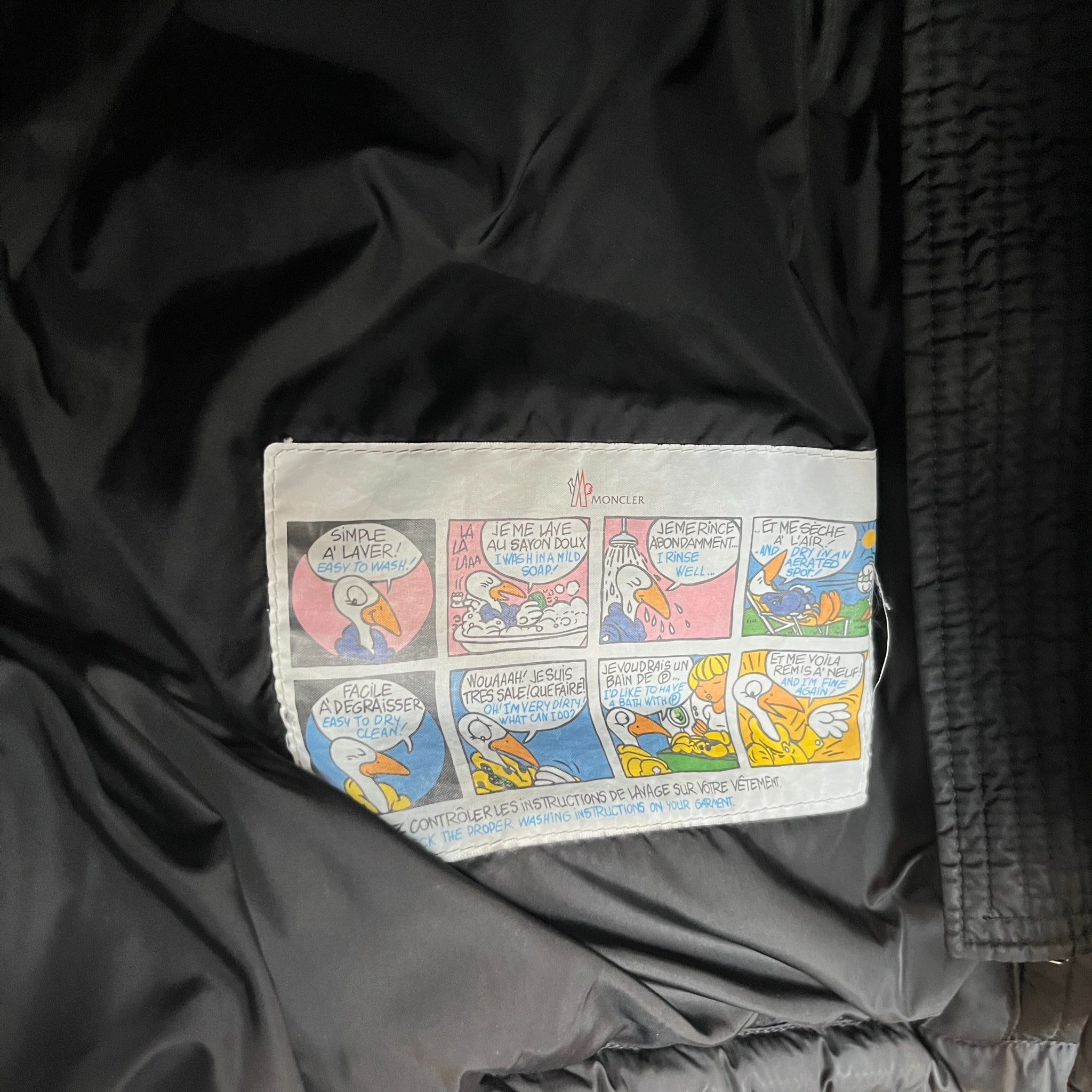 Men's Cluny Down Jacket Black Size 2 / M