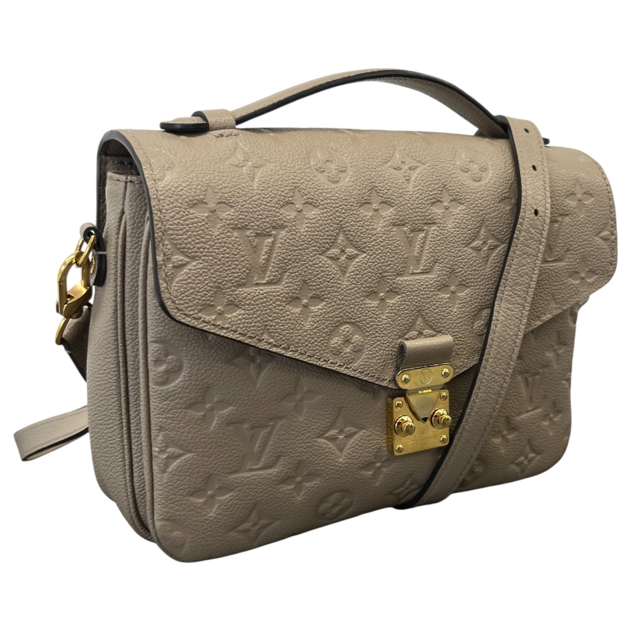 Women's Empreinte Leather Pochette Métis Bag Beige