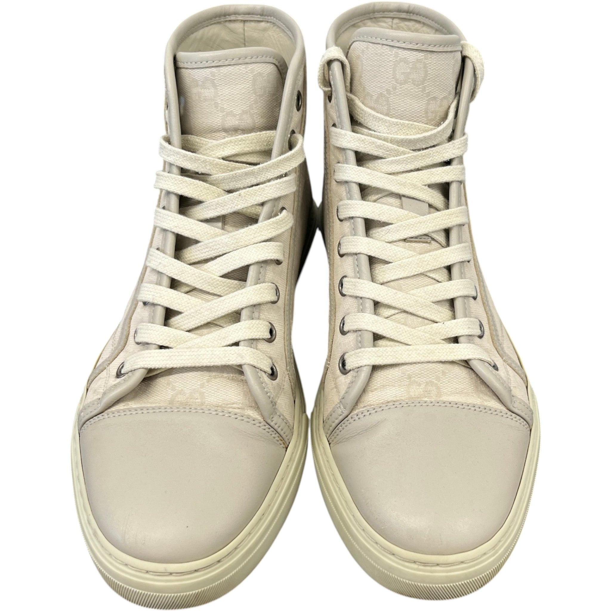 Women's Gg Supreme High Trainers Beige Size EU 39.5 / UK 6.5
