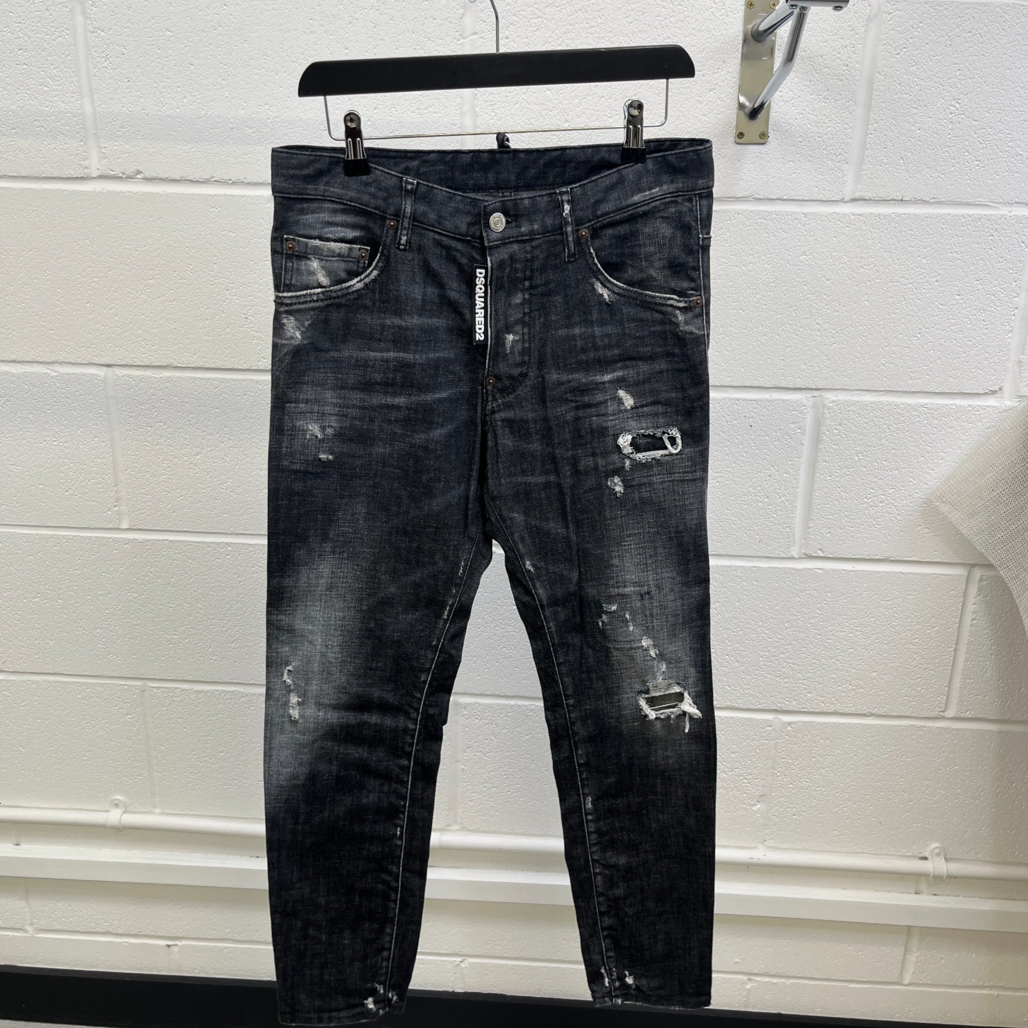 Men's Skater Jeans Black Size IT 46 / UK 30