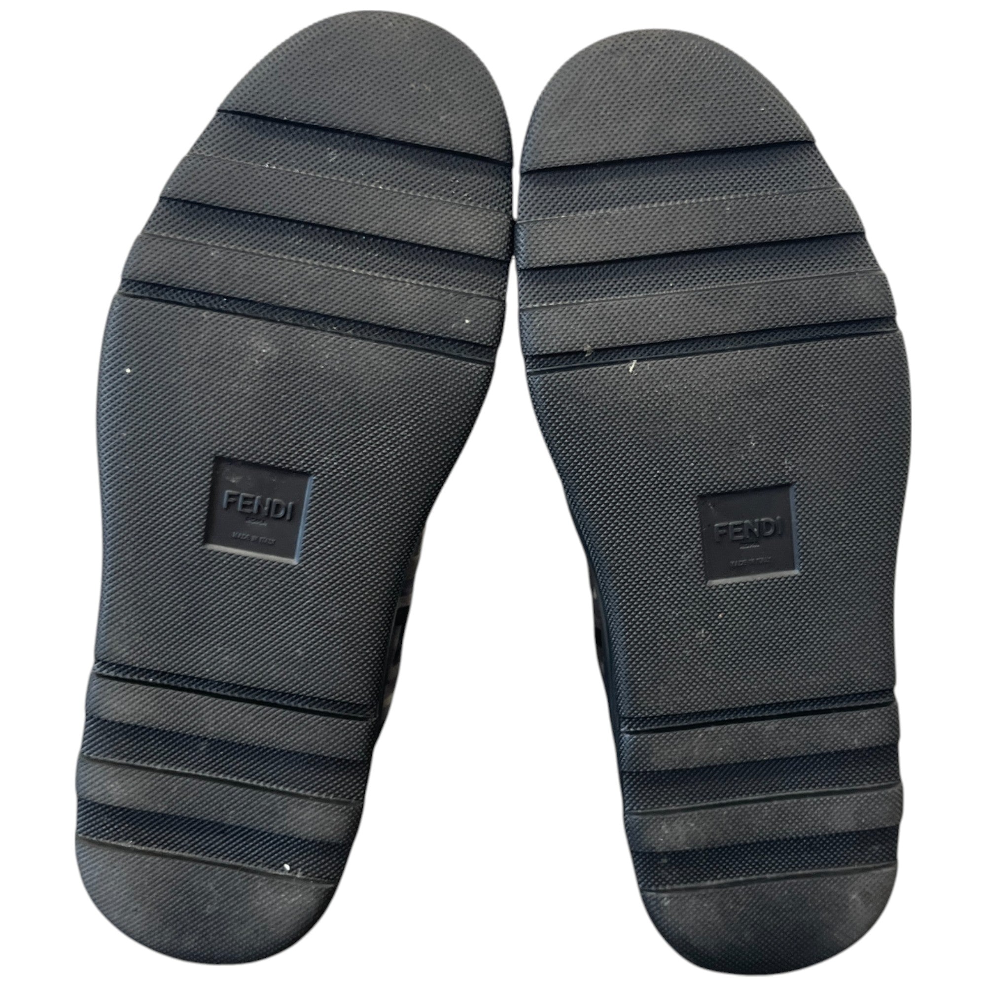 Men's Ff Monogram Mesh High Trainers Black Size EU 42 / UK 8