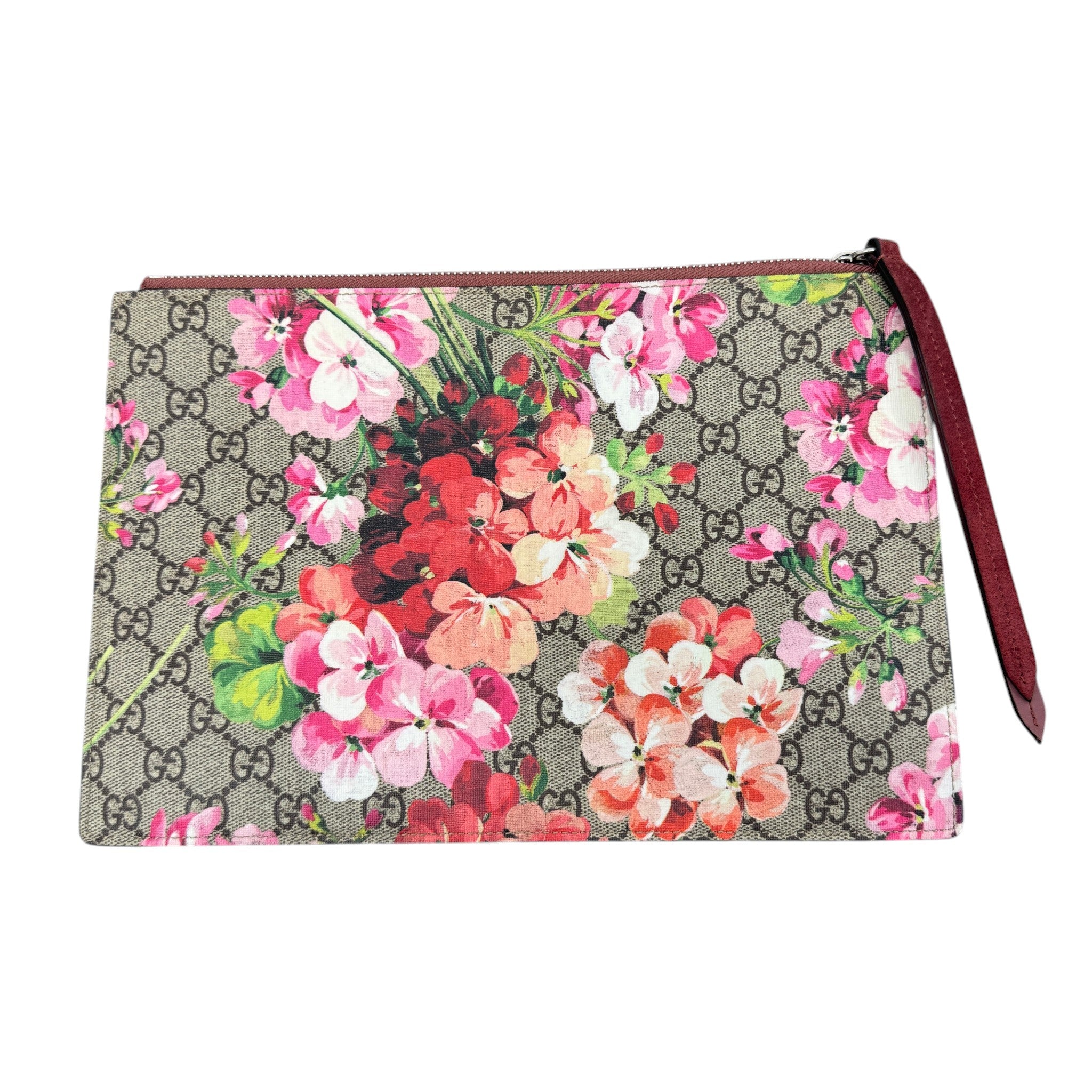 Women's Gg Blooms Pouch Beige
