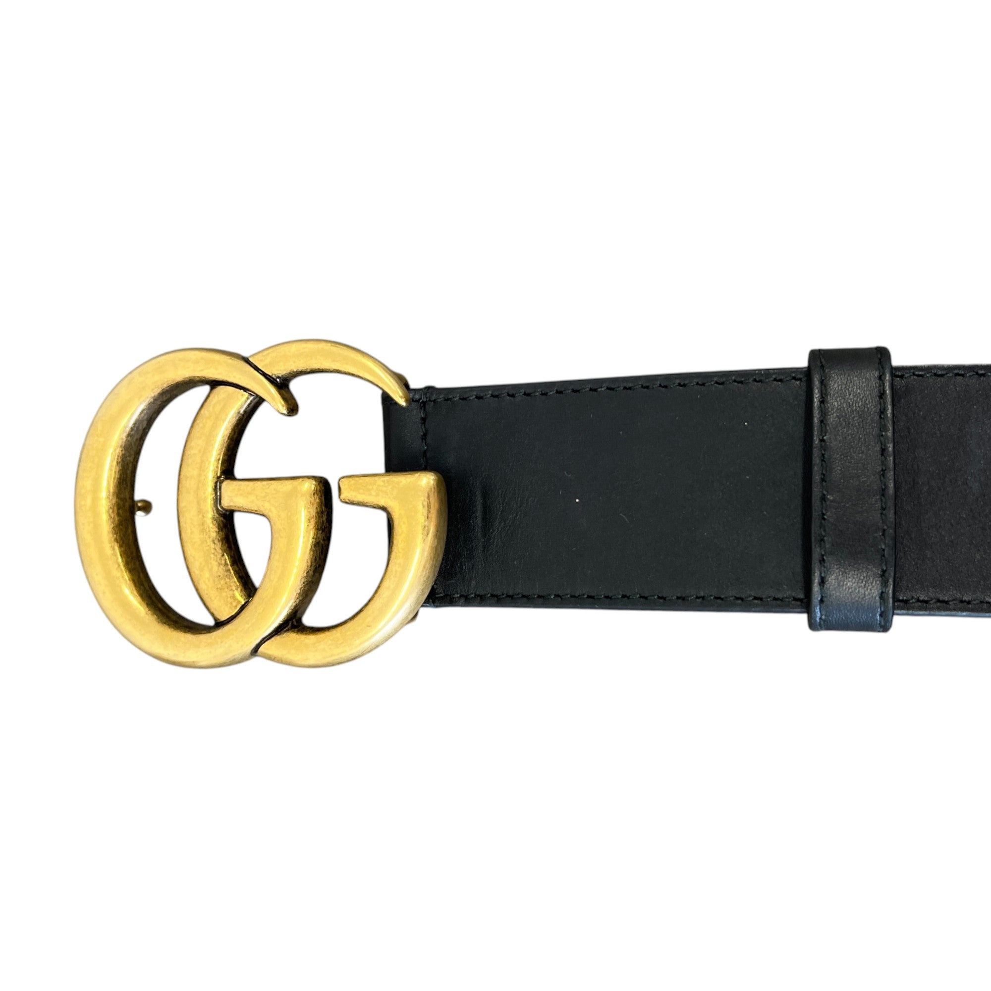 Women's Gg Marmont Belt Black Size Waist 26"