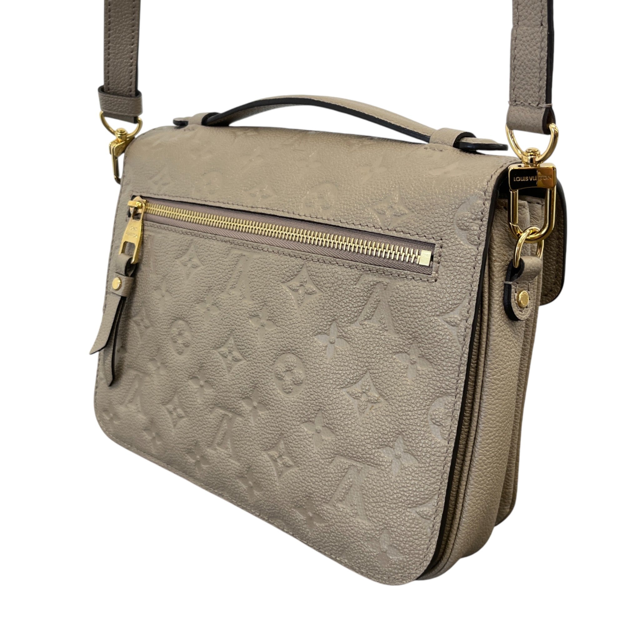 Women's Empreinte Leather Pochette Métis Bag Beige