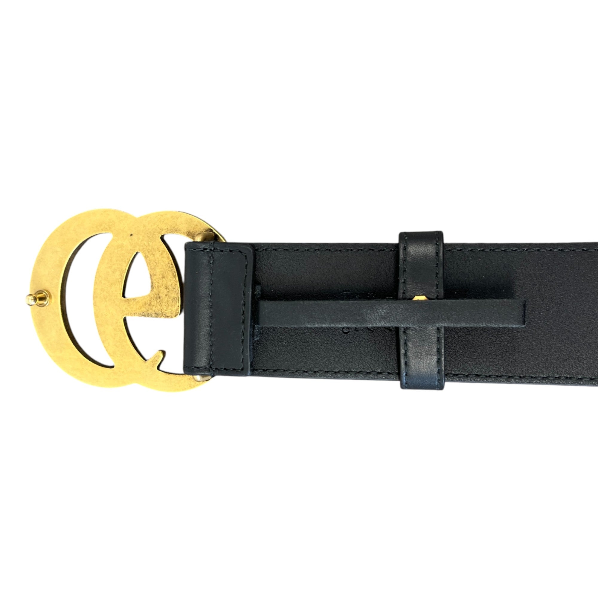 Women's Gg Marmont Belt Black Size Waist 26"