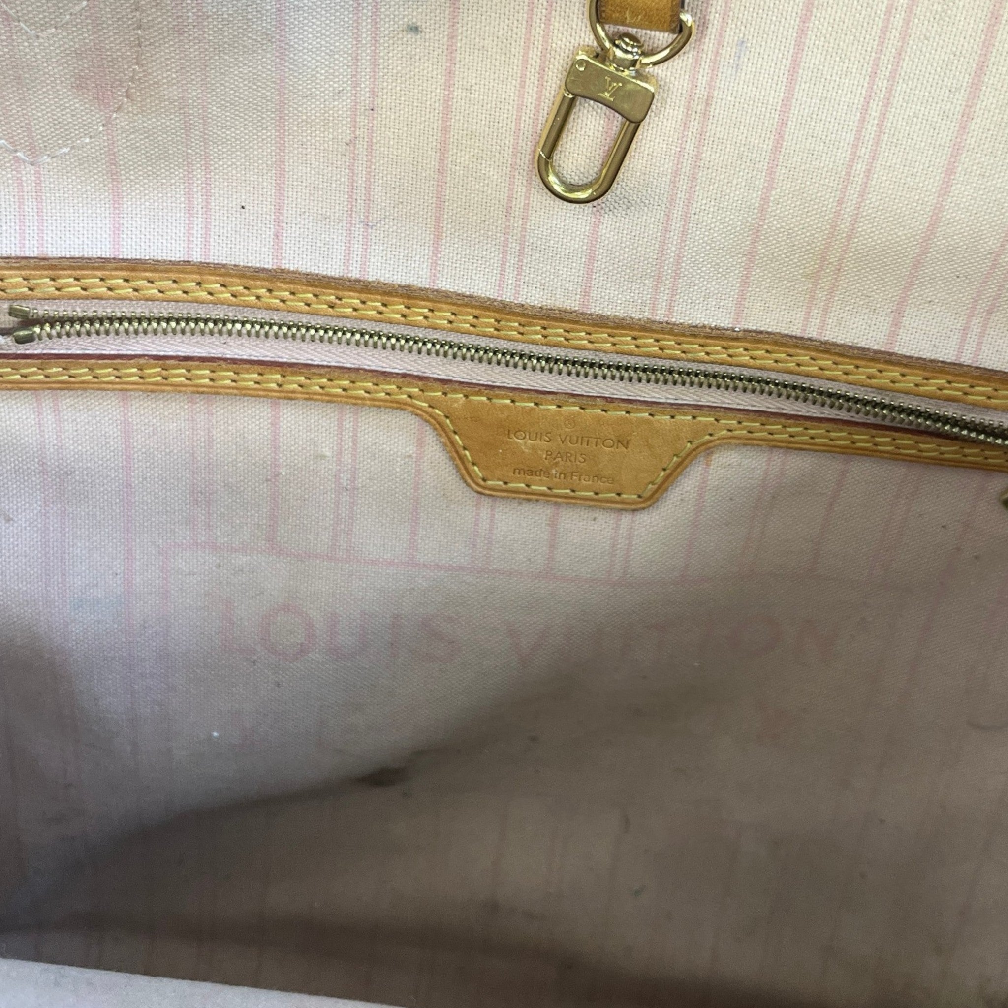 Women's Damier Azur Neverfull Mm Tote Bag White