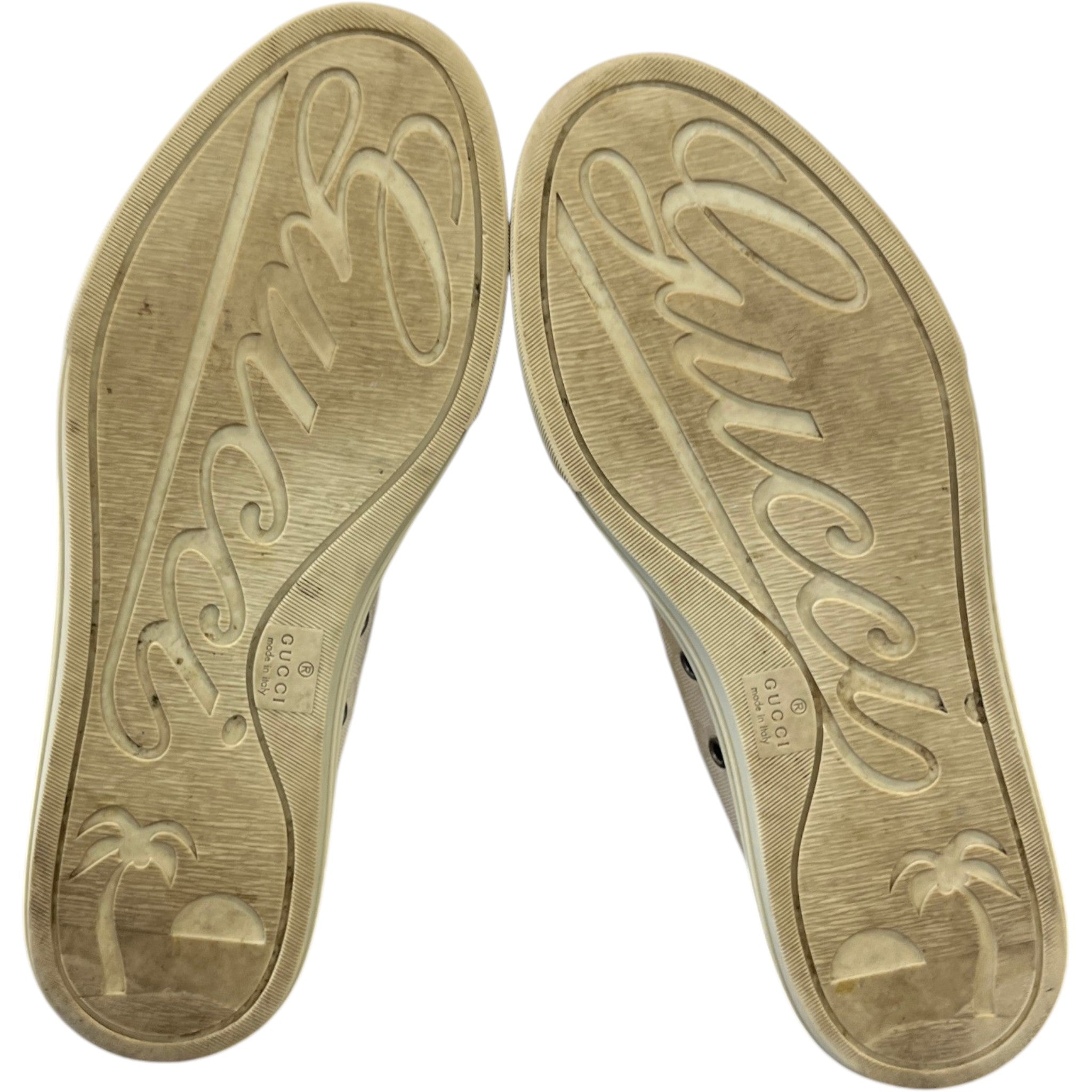 Women's Gg Supreme High Trainers Beige Size EU 39.5 / UK 6.5