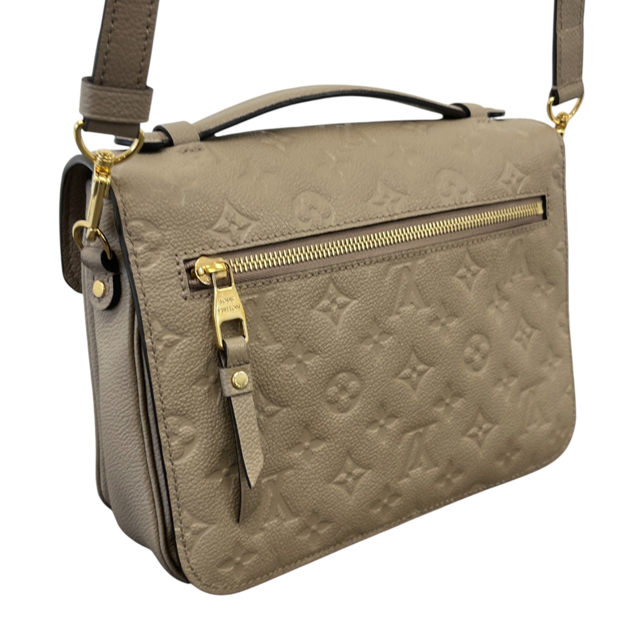 Women's Empreinte Leather Pochette Métis Bag Beige