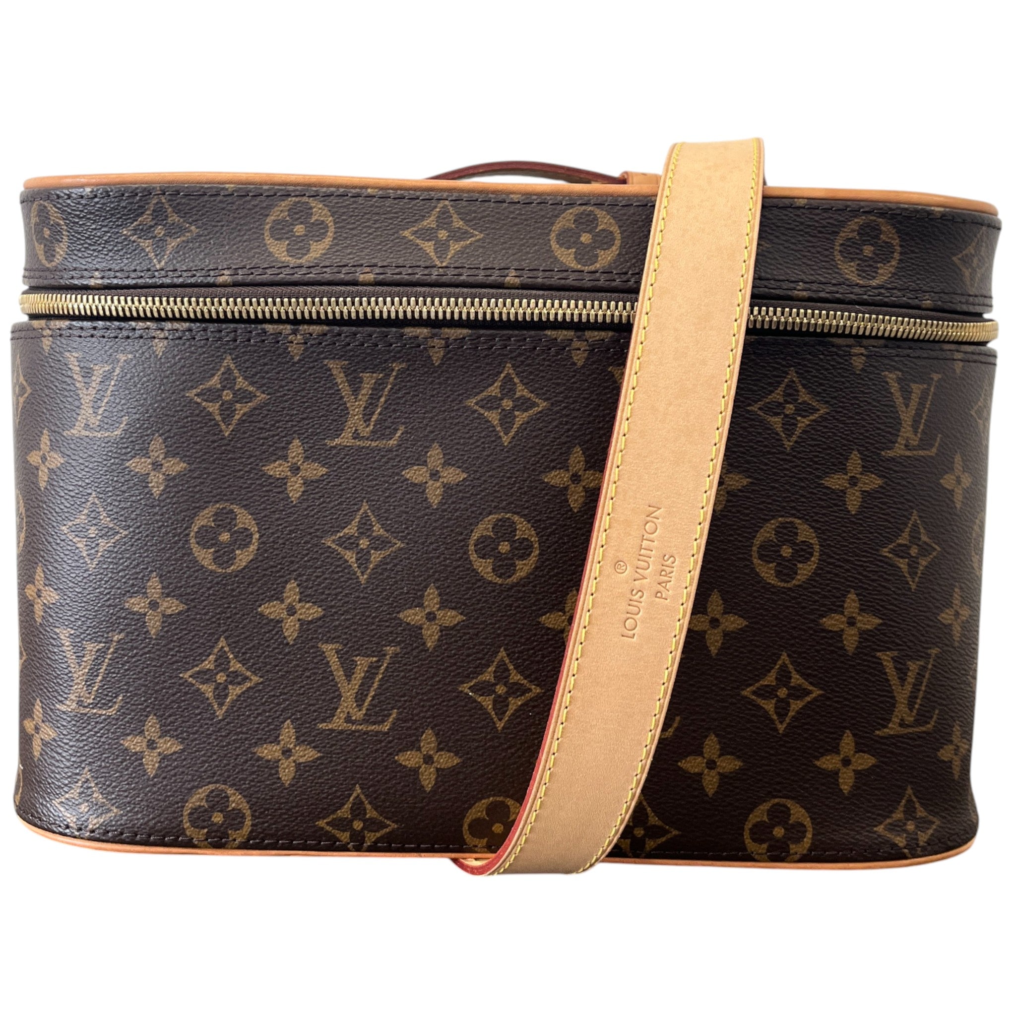 Women's Monogram Canvas Nice Vanity Bag Brown