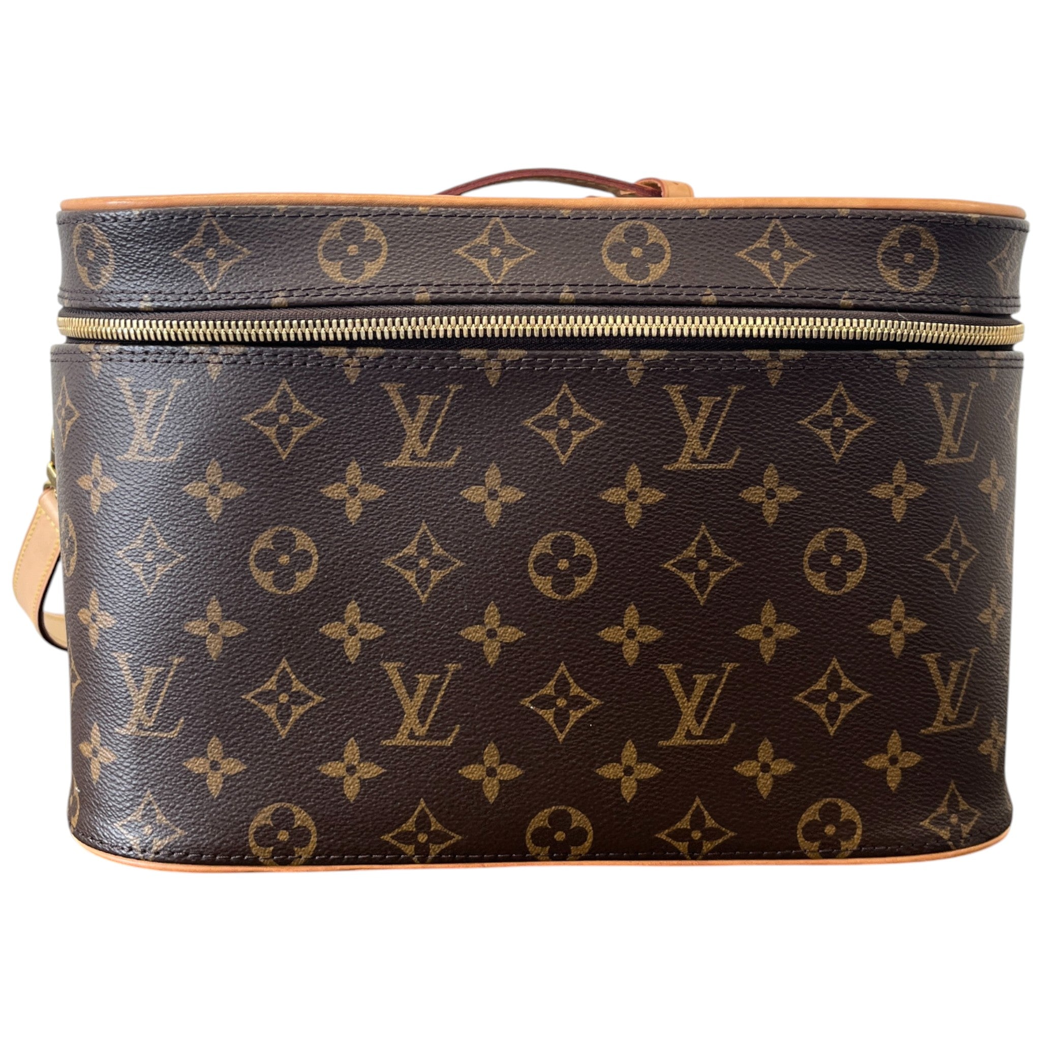 Women's Monogram Canvas Nice Vanity Bag Brown