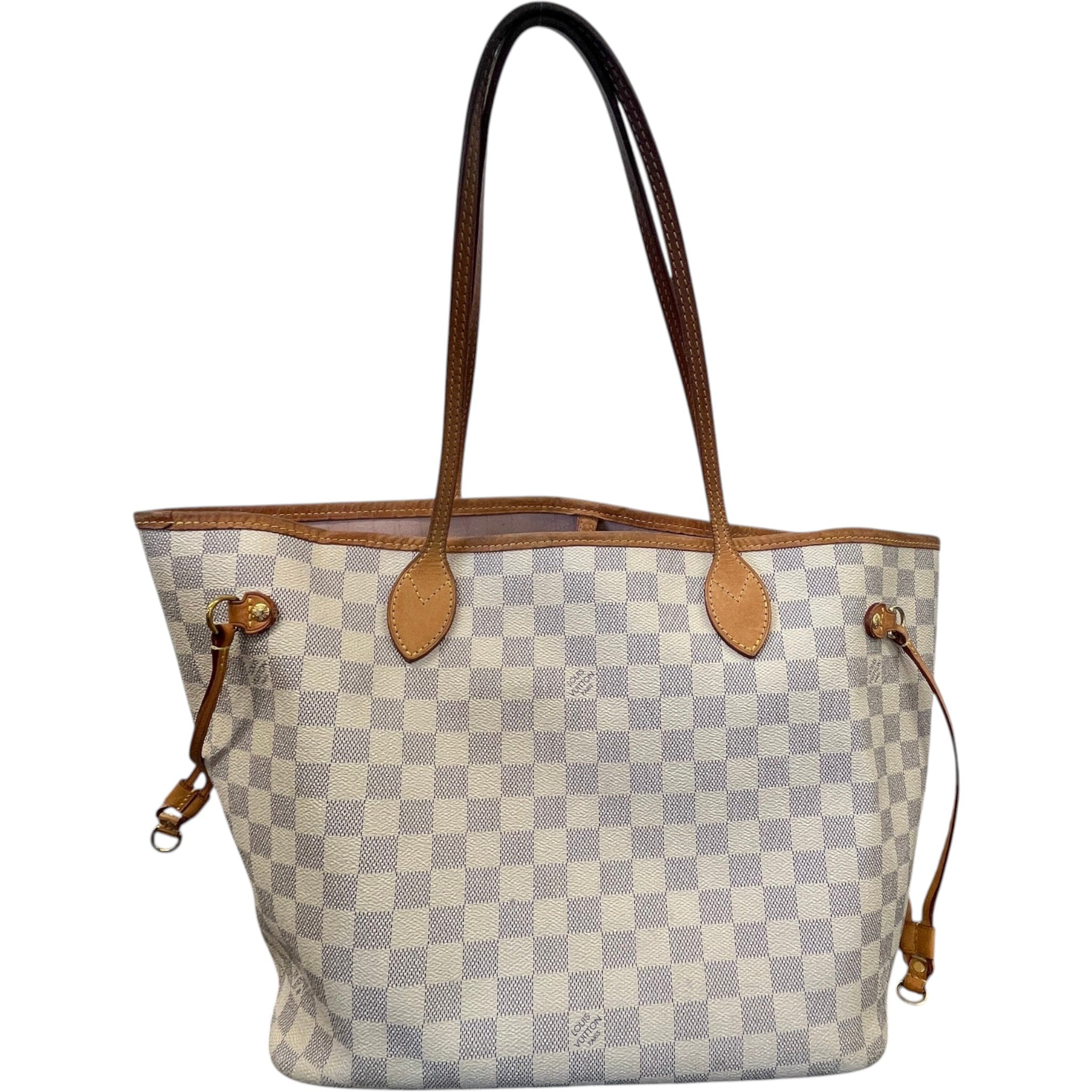 Women's Damier Azur Neverfull Mm Tote Bag White