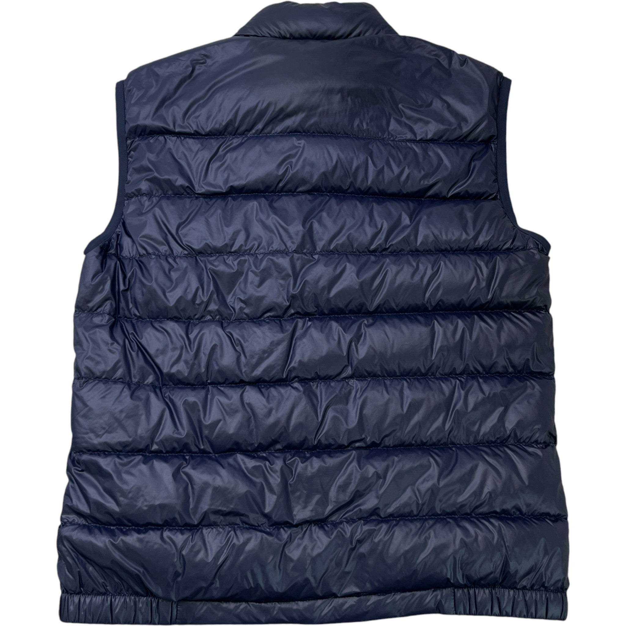 Men's Re-Nylon Plaque Logo Gilet Navy Size IT 48 / M