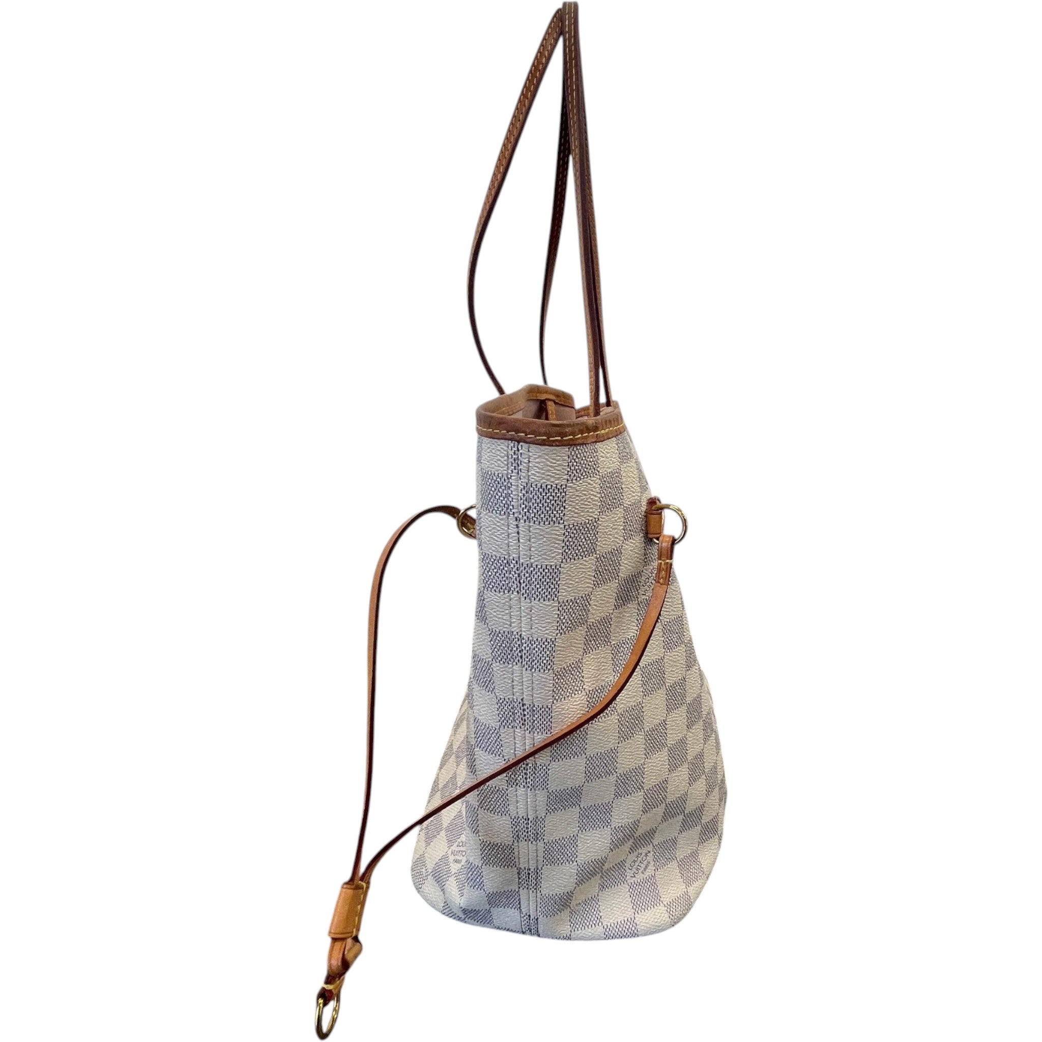 Women's Damier Azur Neverfull Mm Tote Bag White