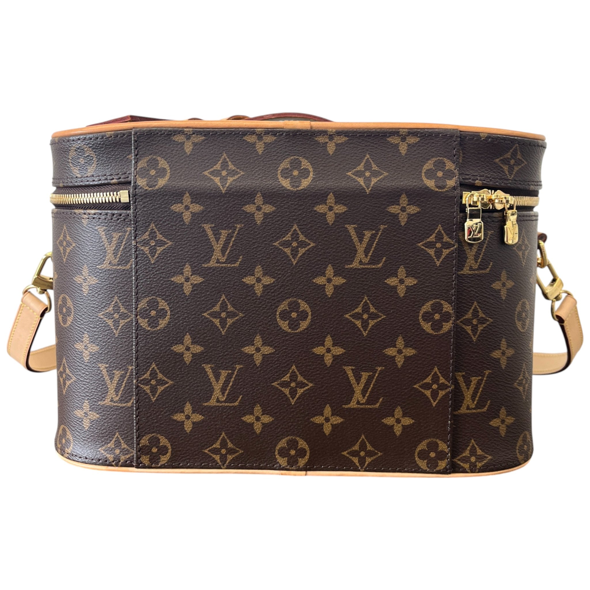 Women's Monogram Canvas Nice Vanity Bag Brown