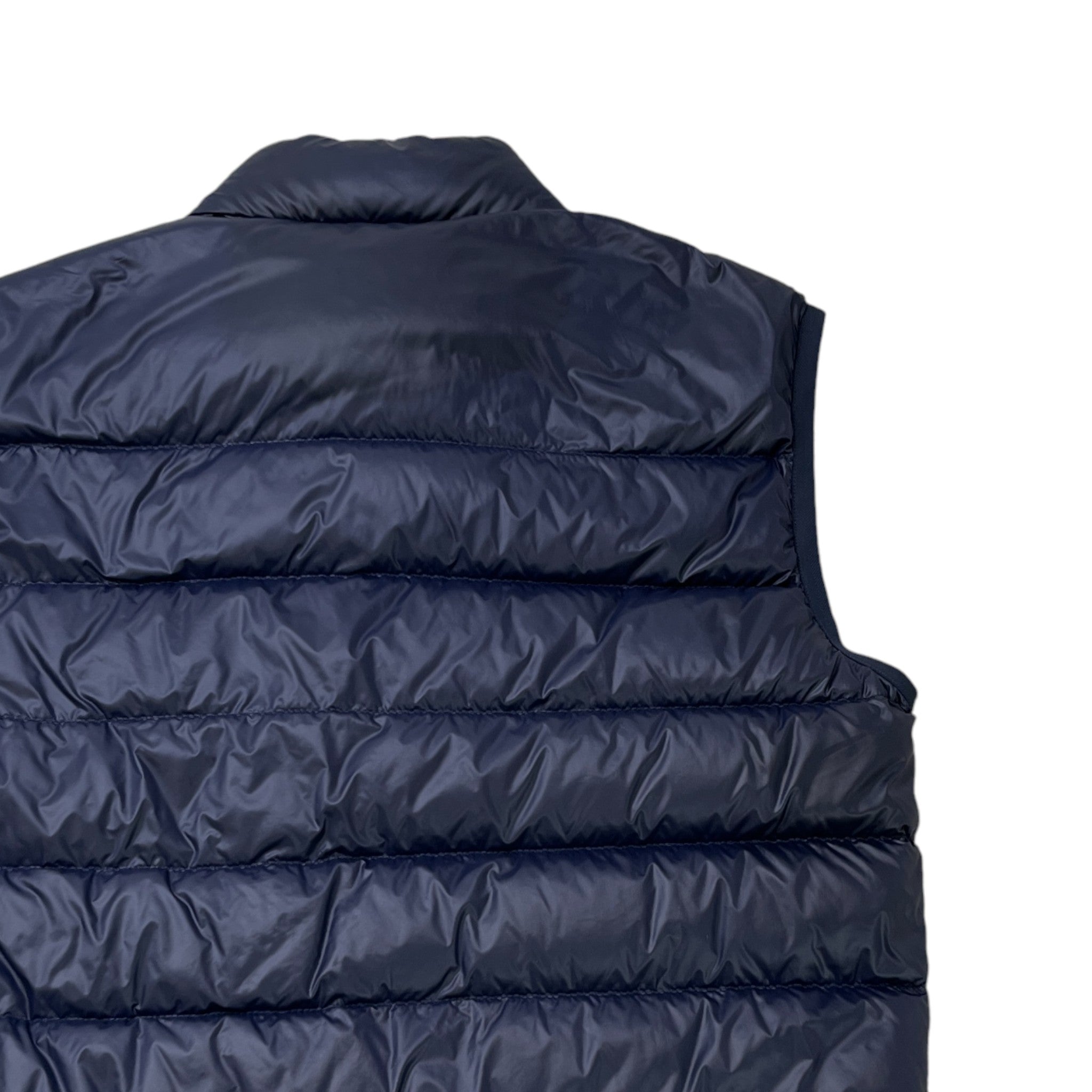 Men's Re-Nylon Plaque Logo Gilet Navy Size IT 48 / M