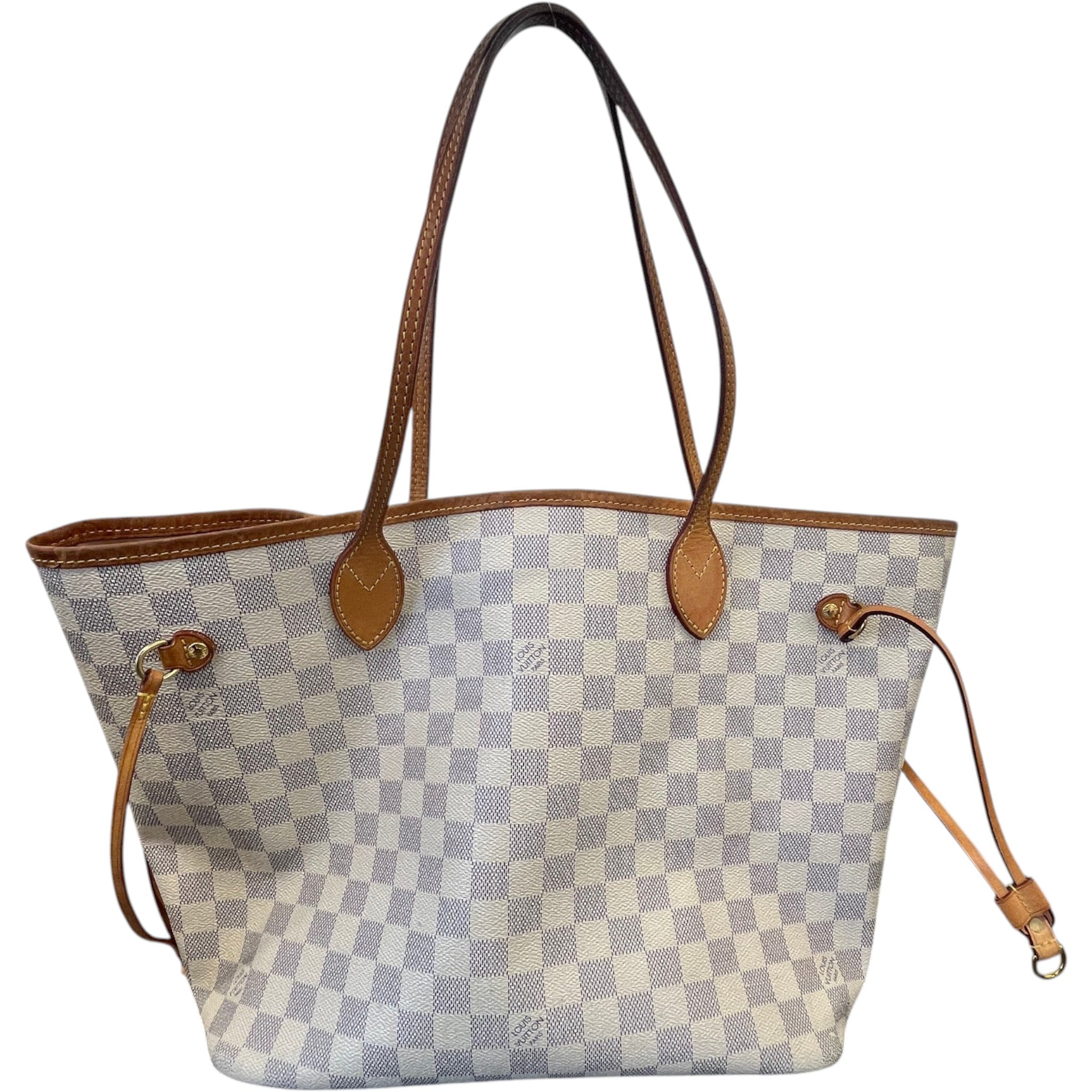 Women's Damier Azur Neverfull Mm Tote Bag White