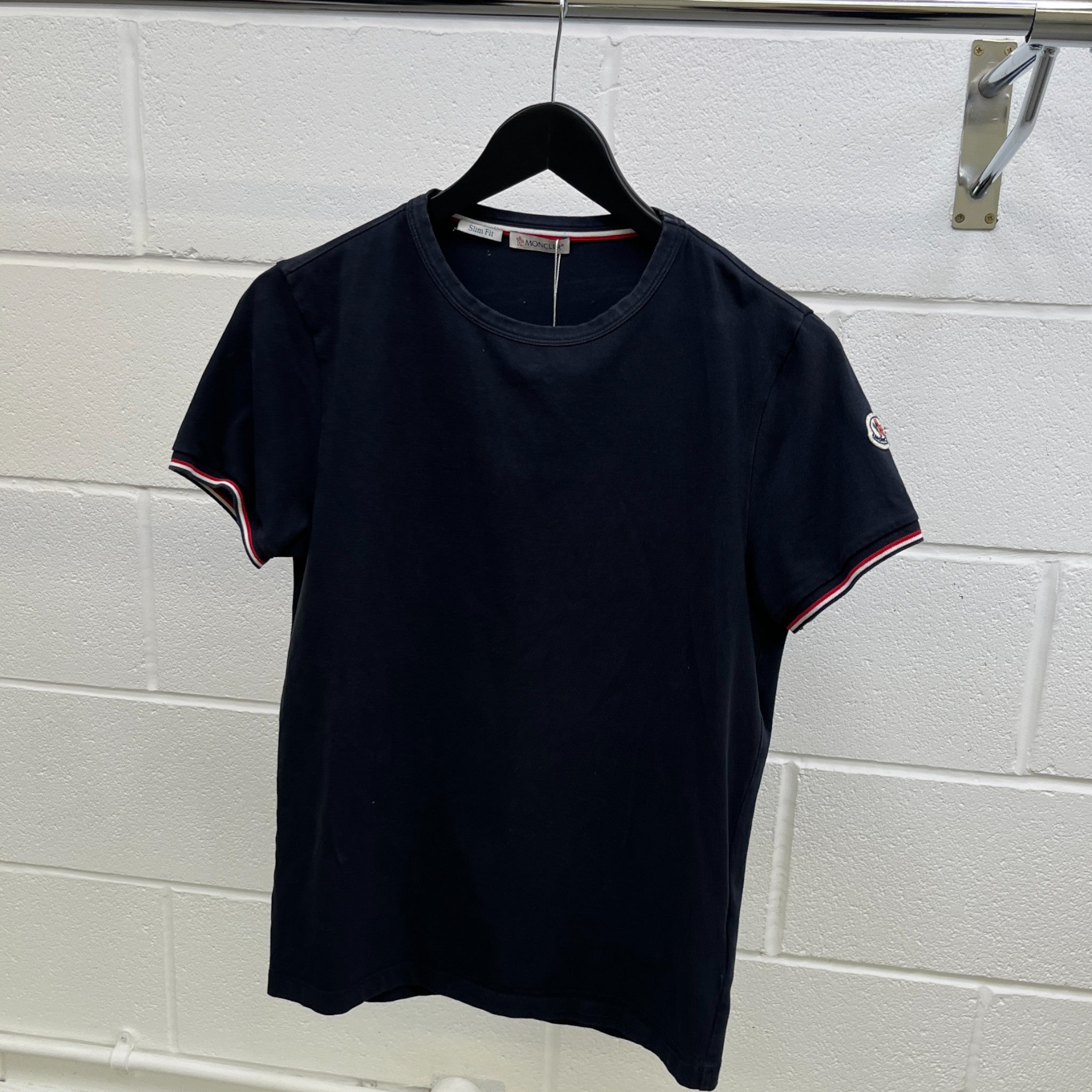 Men's Tricolour Maglia T-Shirt Navy Size S