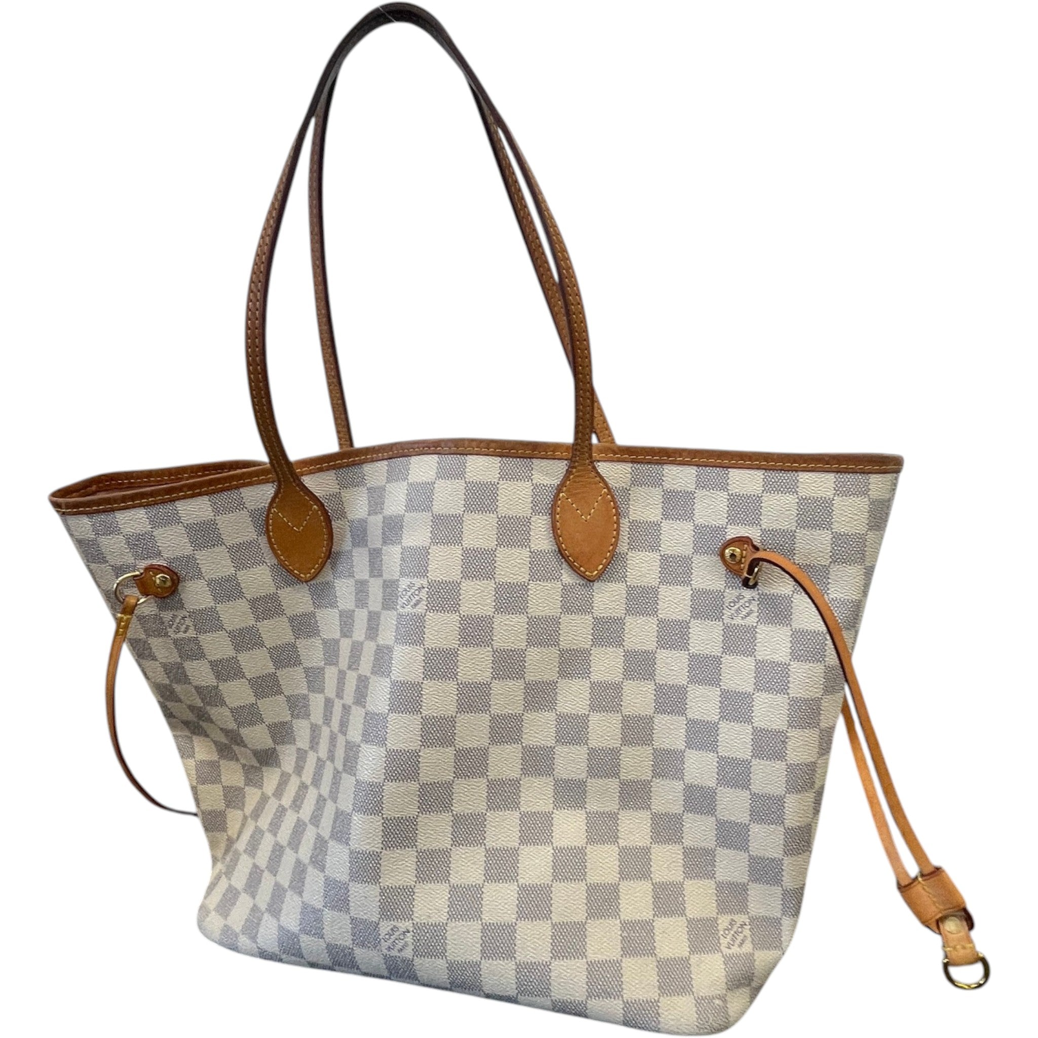 Women's Damier Azur Neverfull Mm Tote Bag White