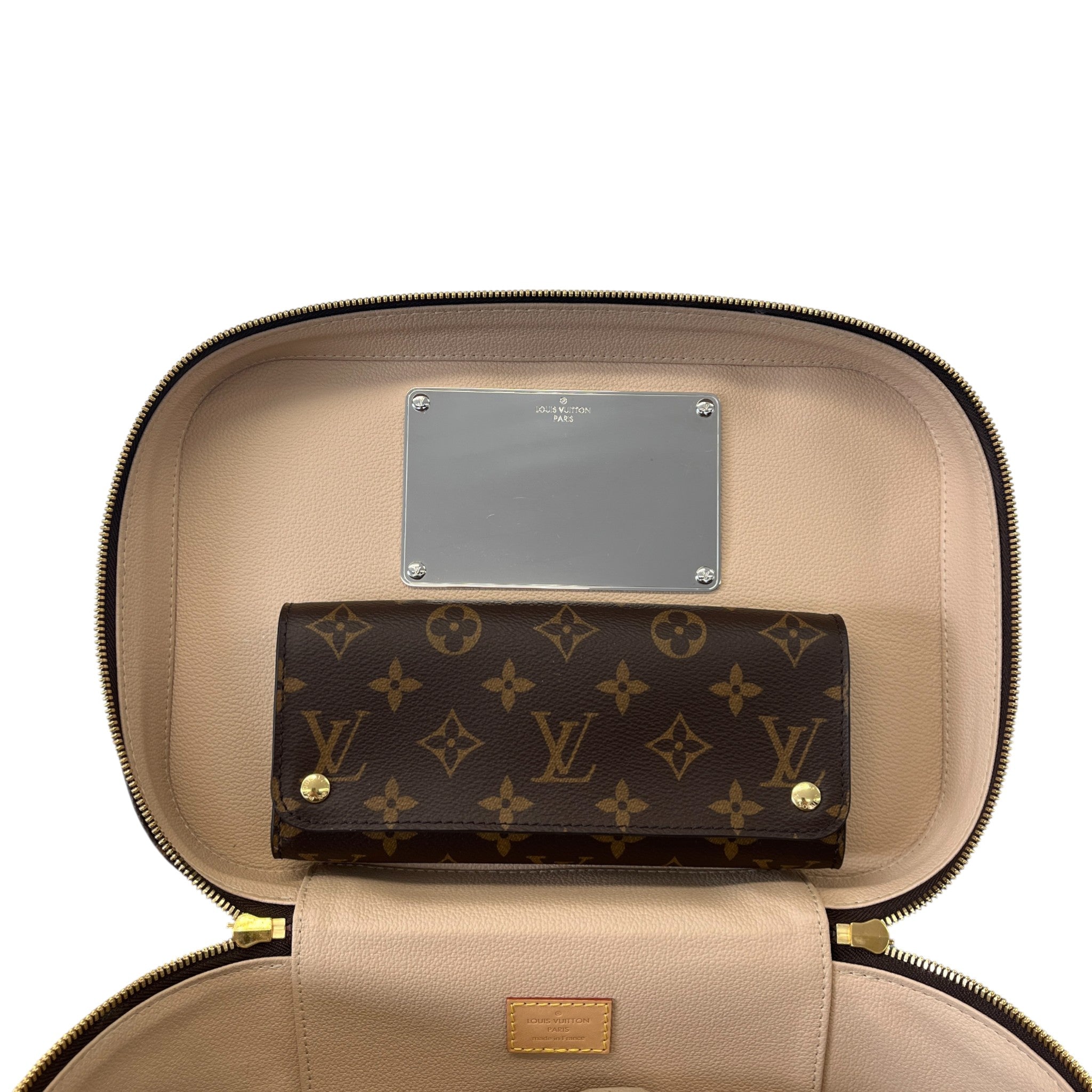 Women's Monogram Canvas Nice Vanity Bag Brown