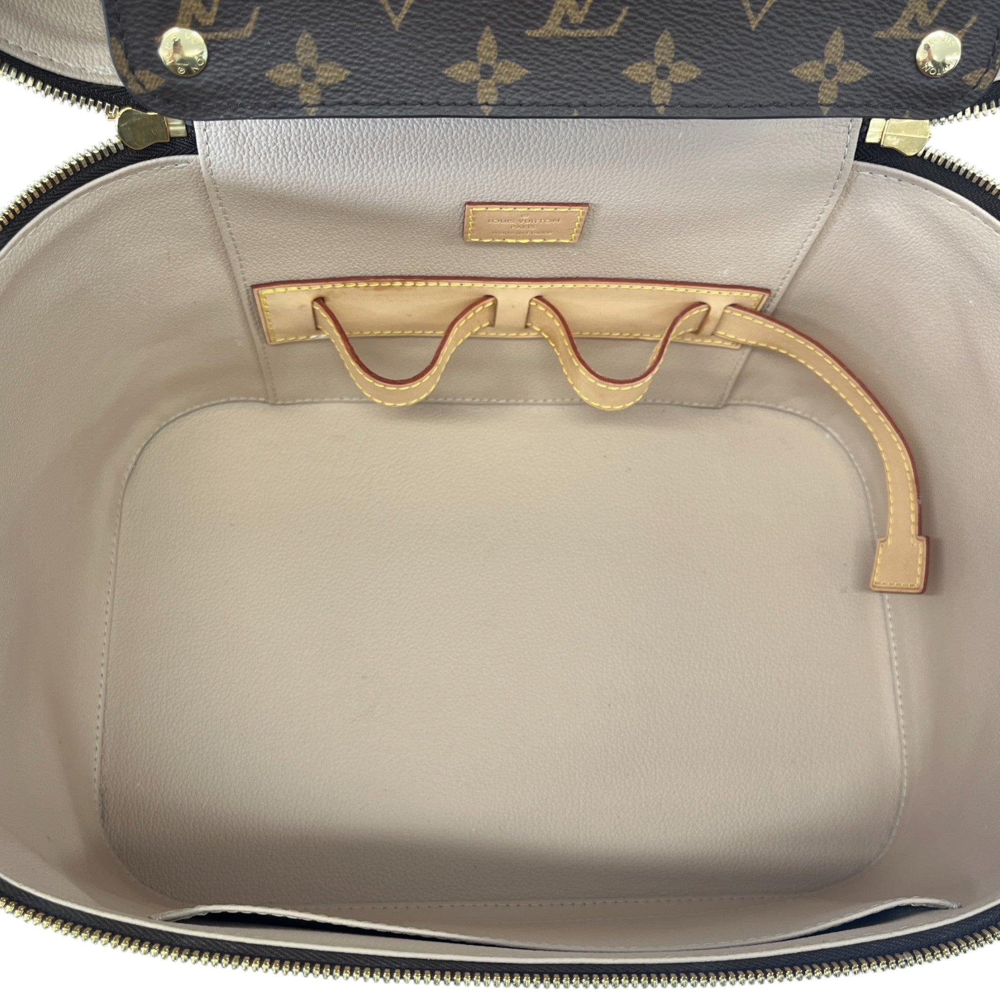 Women's Monogram Canvas Nice Vanity Bag Brown