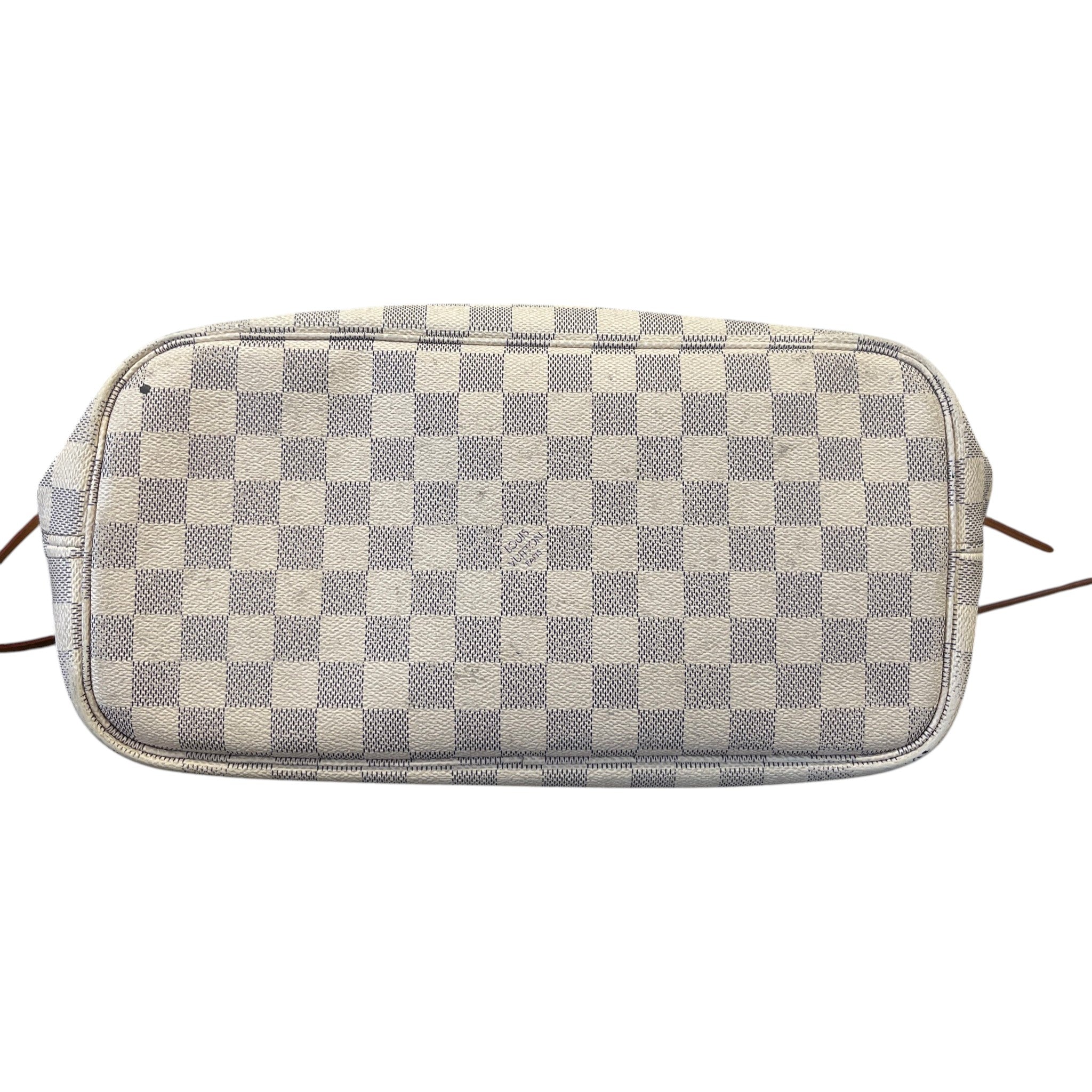 Women's Damier Azur Neverfull Mm Tote Bag White