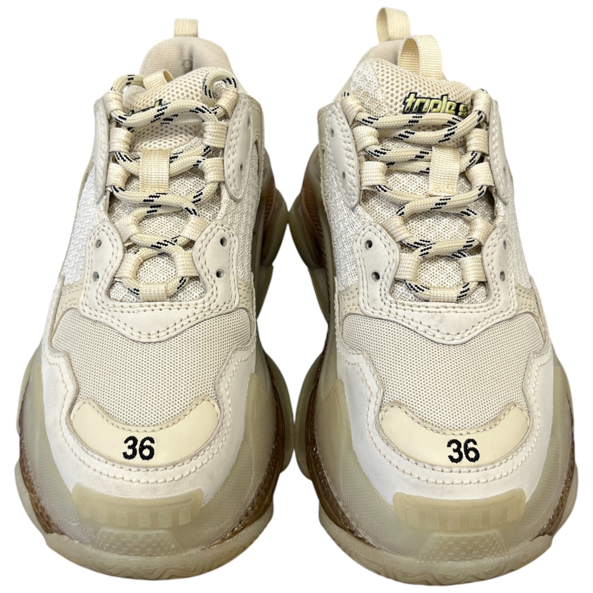 Women's Tripe S Low Trainers Beige Size EU 36 / UK 3