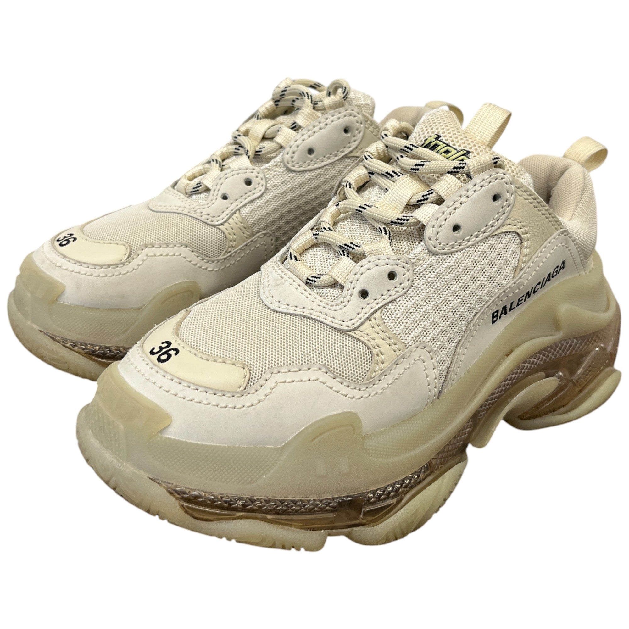Women's Tripe S Low Trainers Beige Size EU 36 / UK 3