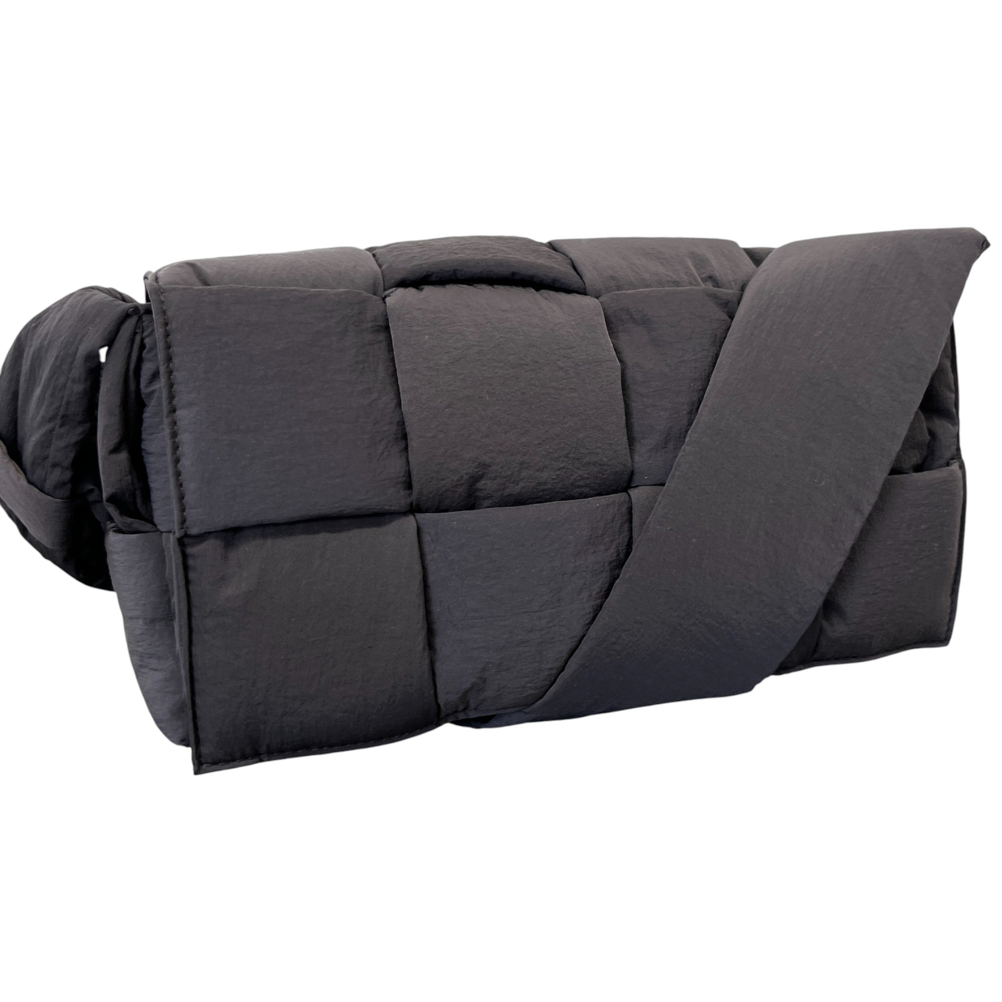 Women's Padded Tech Cassette Small Bag Black