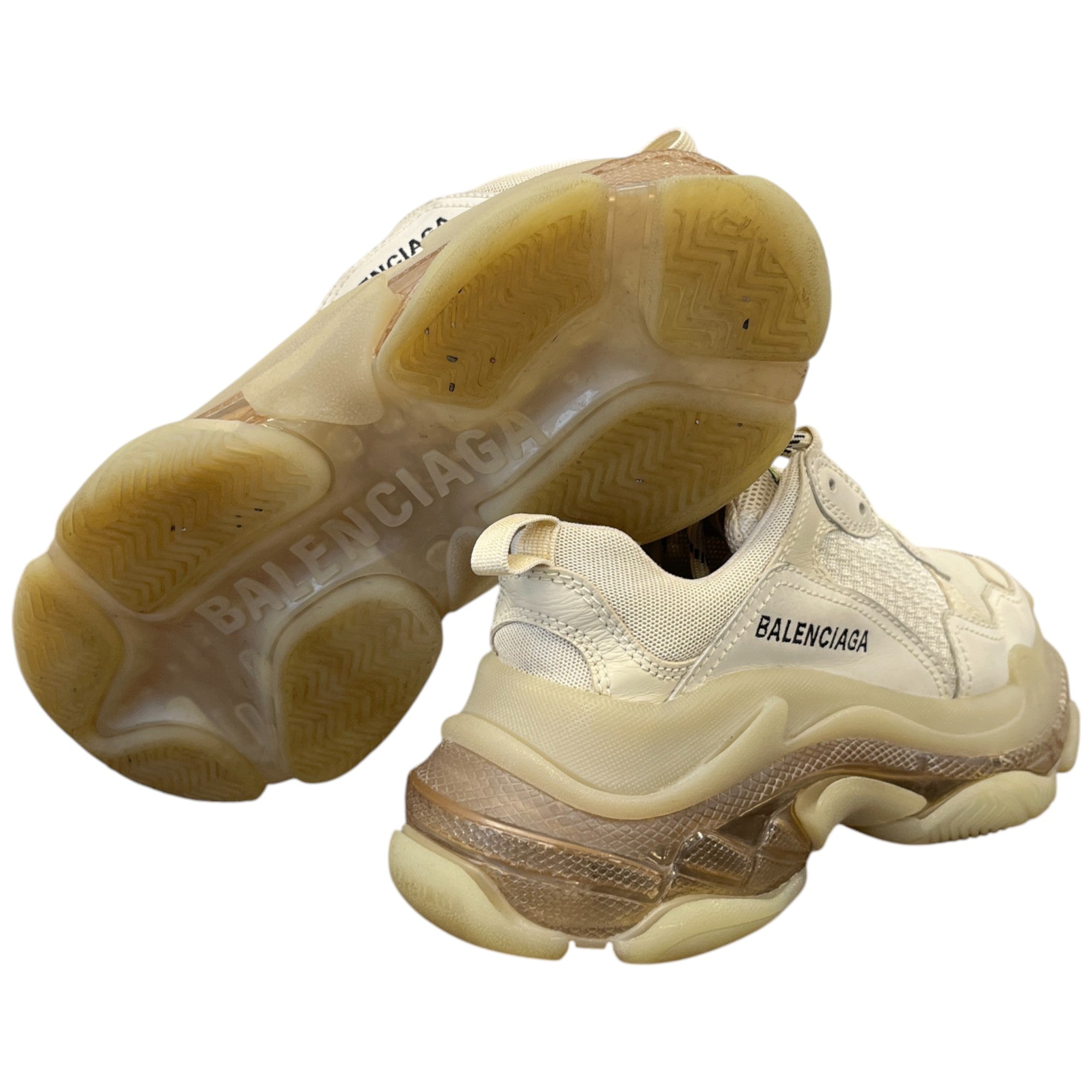 Women's Tripe S Low Trainers Beige Size EU 36 / UK 3