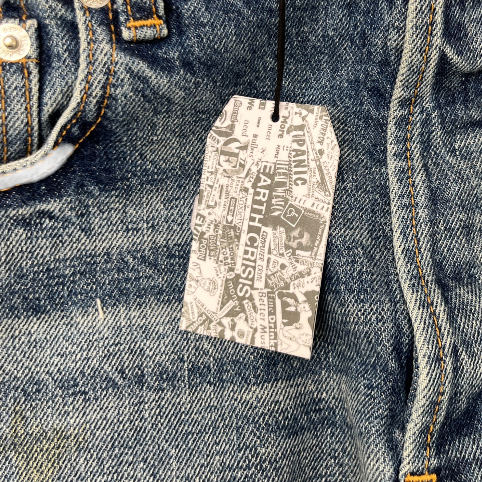 Men's 5001 Selvage Jeans Blue Size Waist 30"