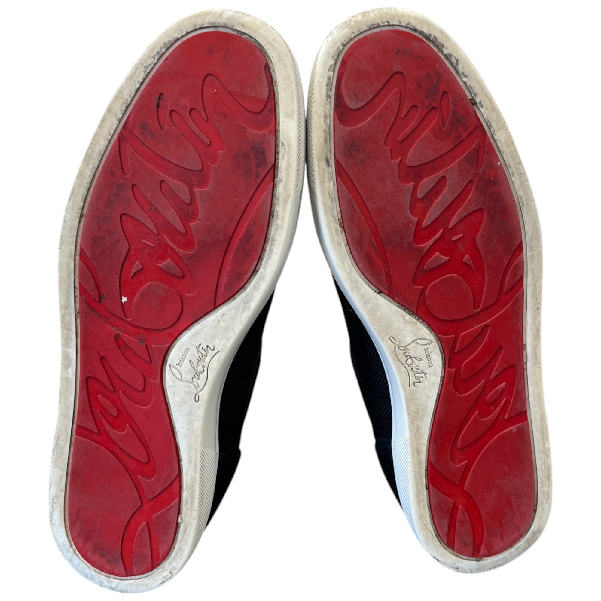 Men's Louis Junior Flat Low Trainers Black Size EU 40.5 / UK 6.5