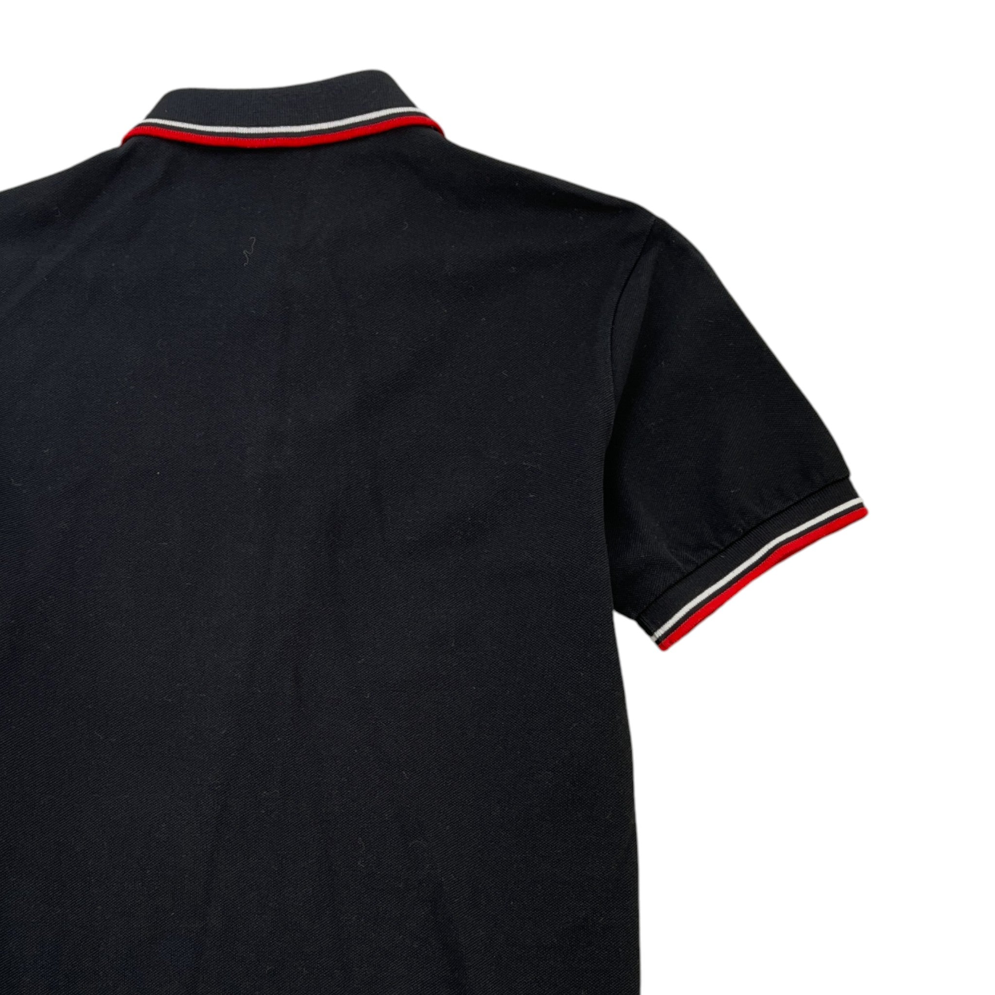 Men's Tab Logo Polo Shirt Black Size L