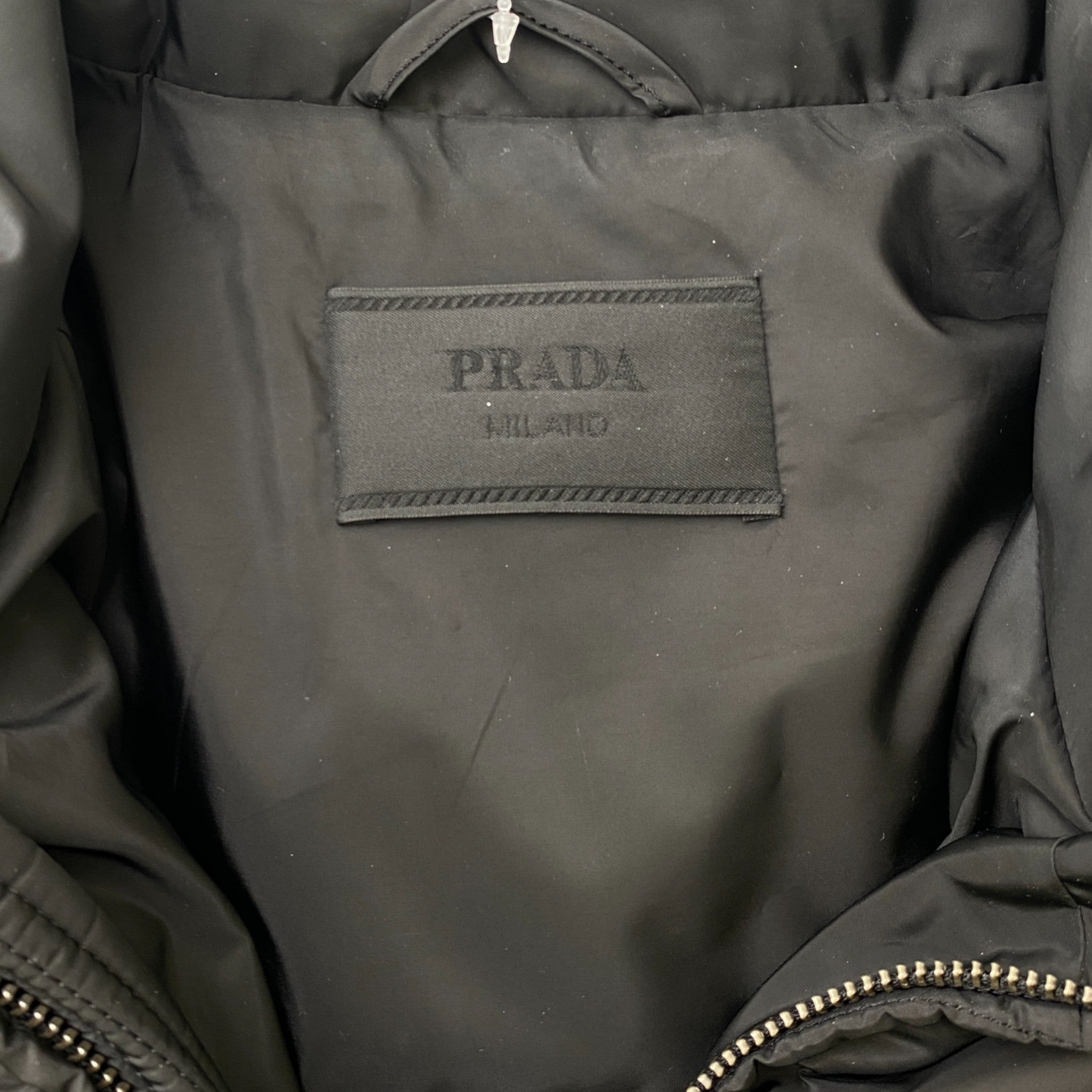 Men's Plaque Logo Down Jacket Black Size IT 50 / L