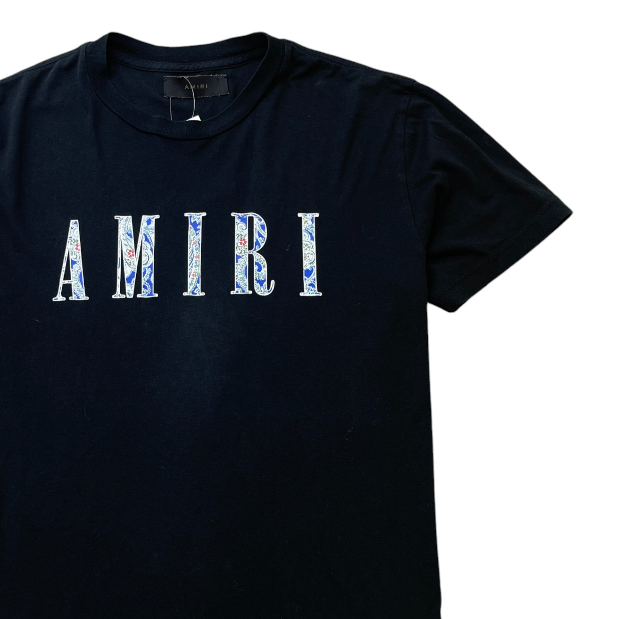 Men's Logo Print T-Shirt Black Size S