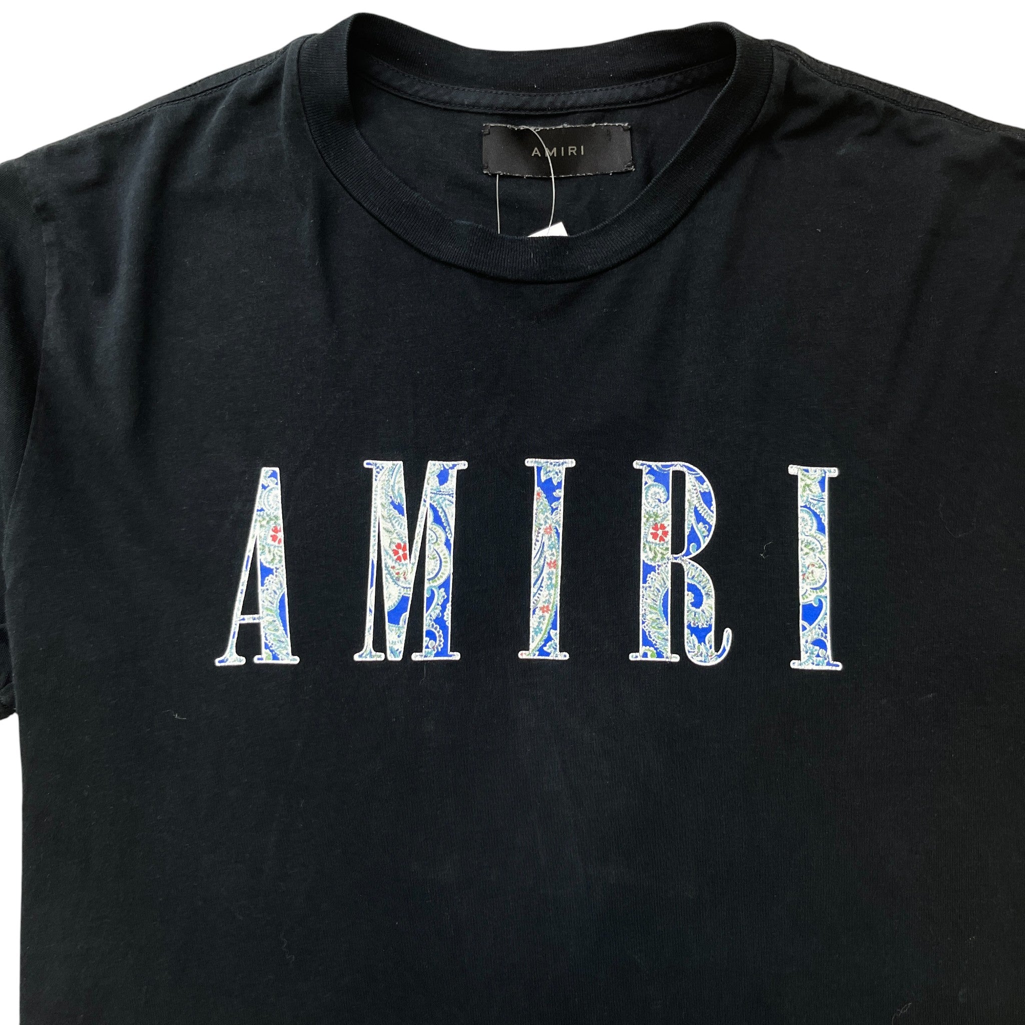 Men's Logo Print T-Shirt Black Size S