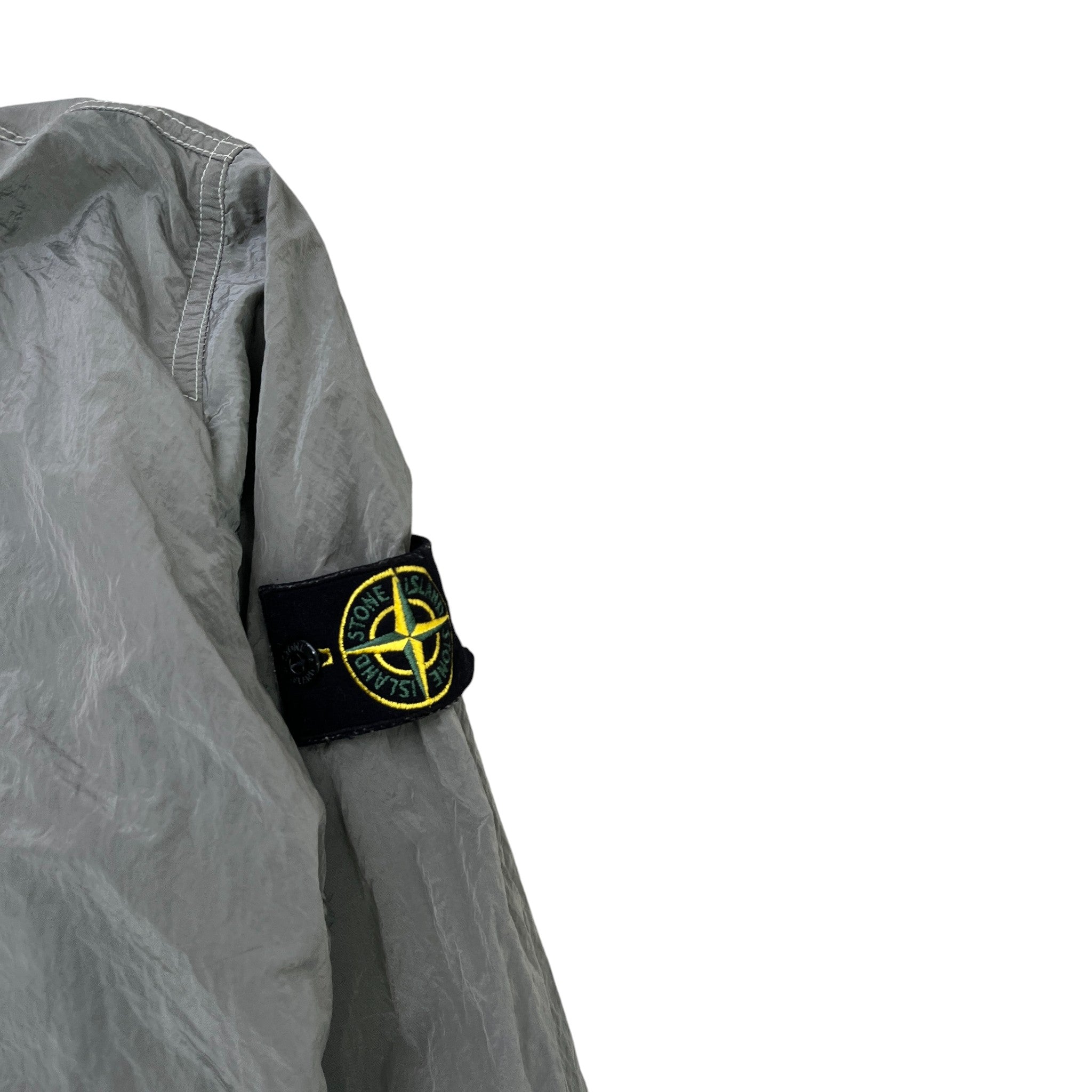 Men's Applique Logo OverShirt Grey Size S