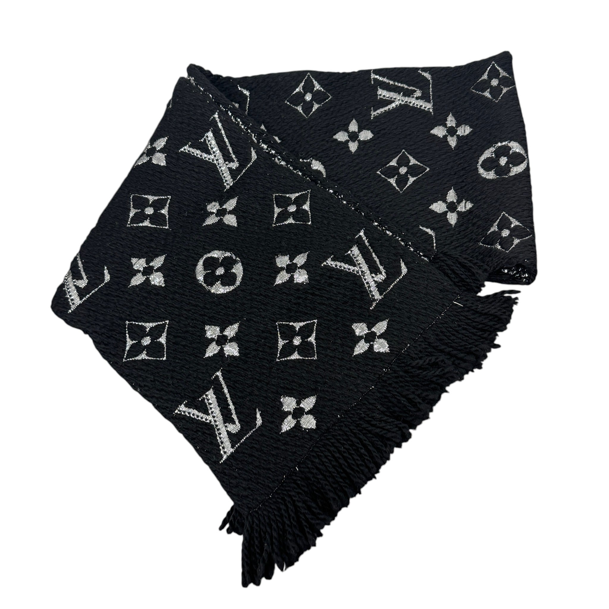 Women's Logomania Scarf Black