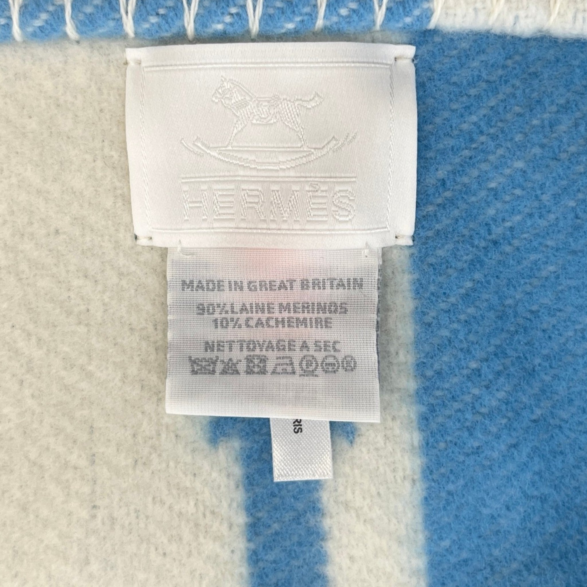 Avalon Baby Blanket Blue