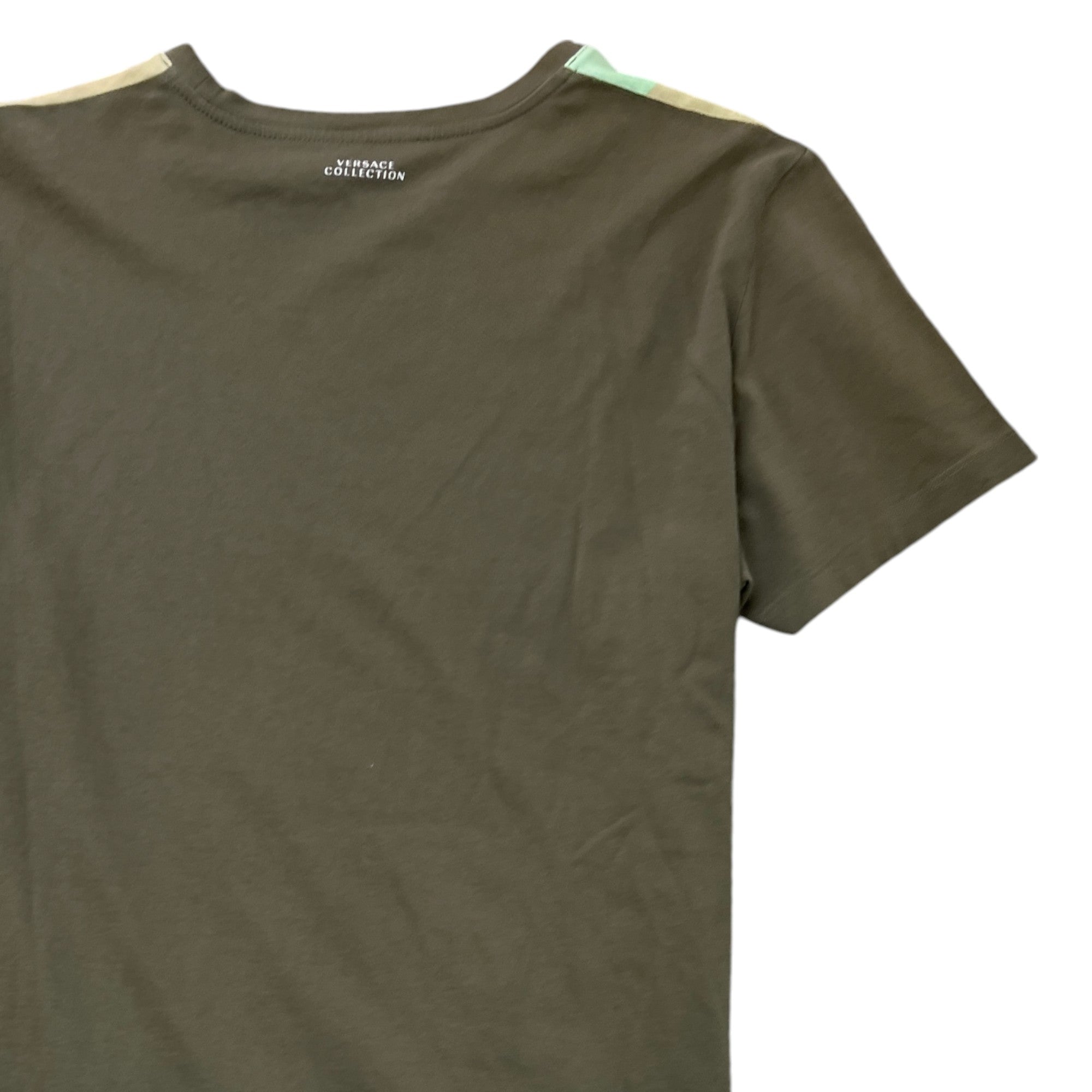 Men's Medusa Logo T-Shirt Green Size M