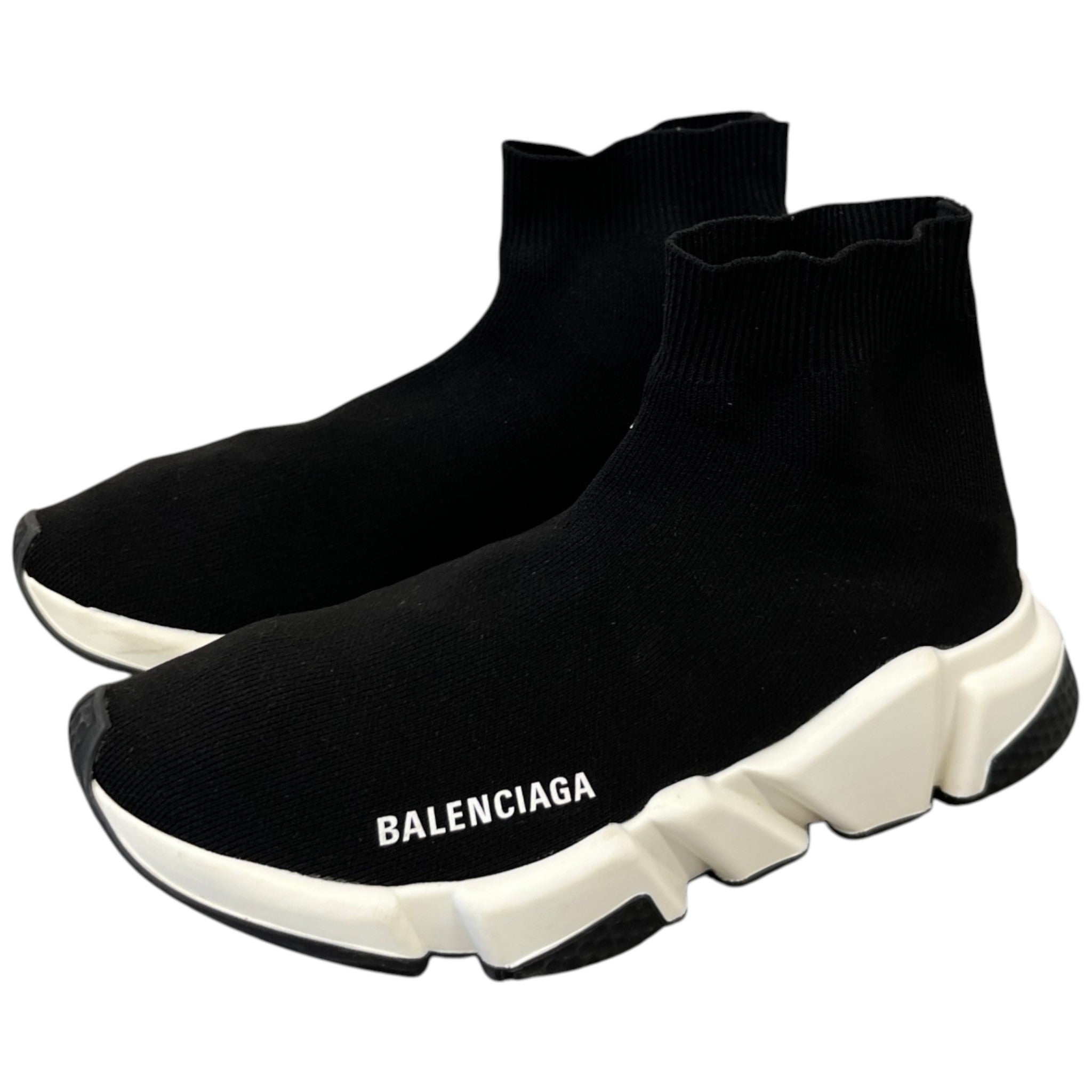 Women's Sock Runners High Trainers Black Size EU 38 / UK 5