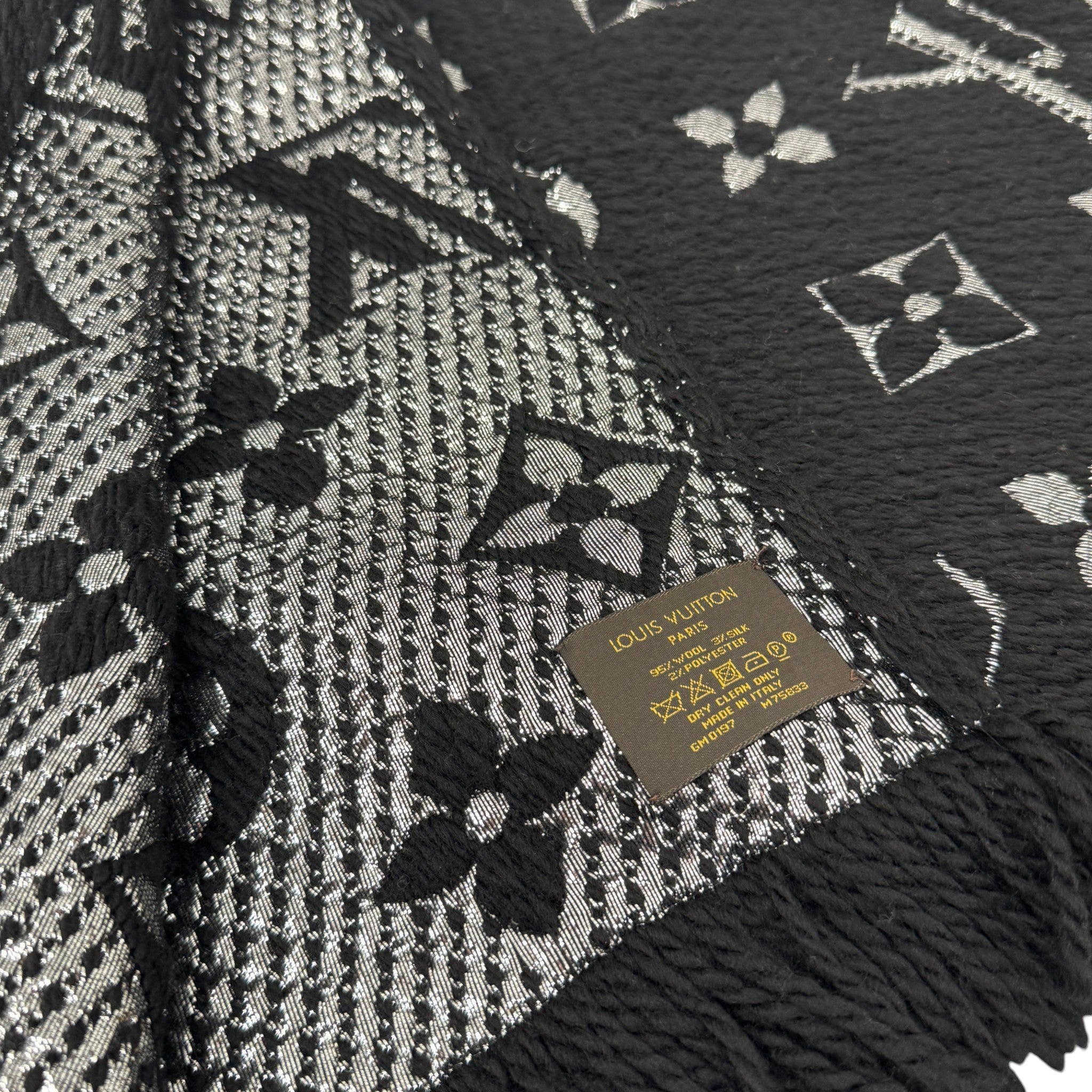 Women's Logomania Scarf Black