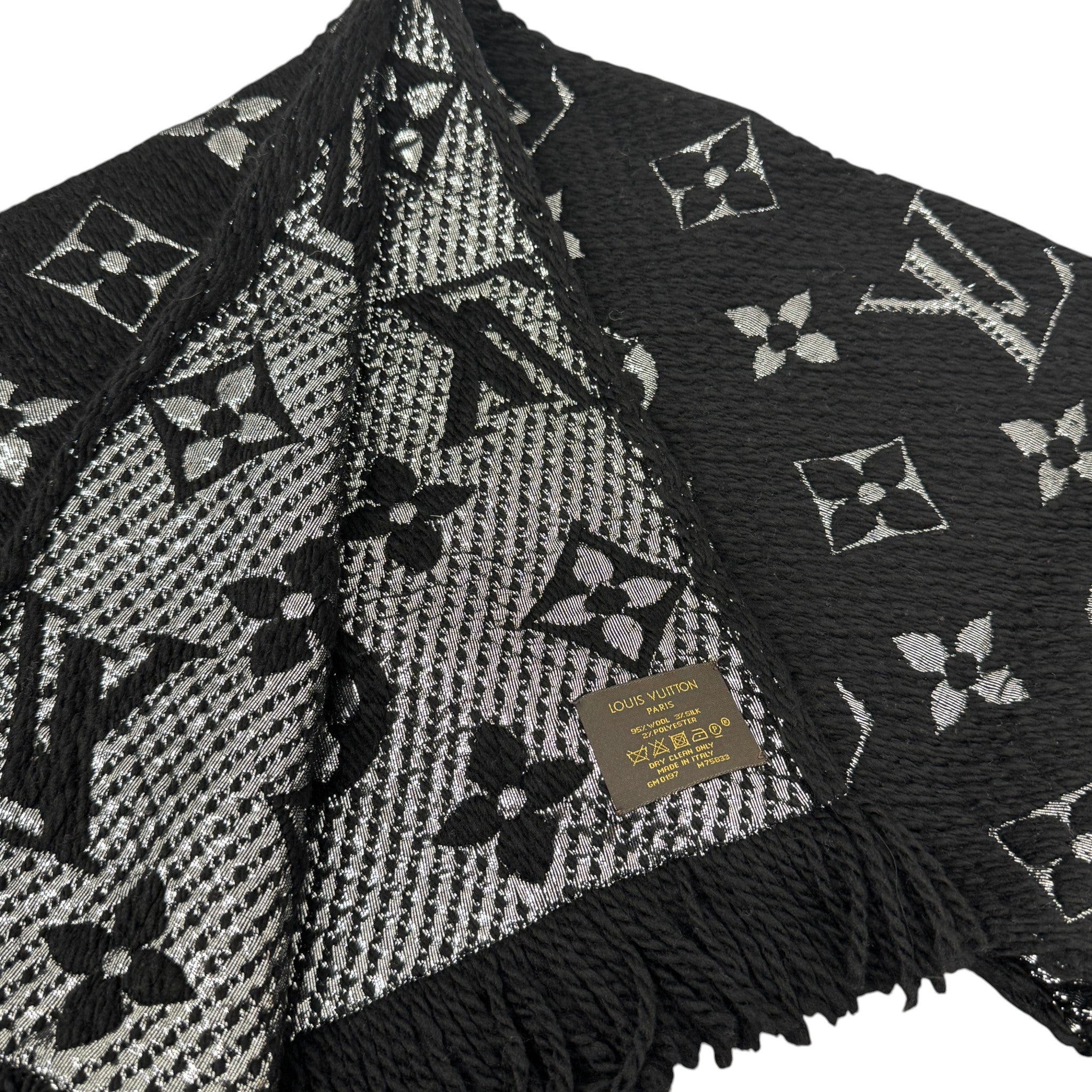 Women's Logomania Scarf Black